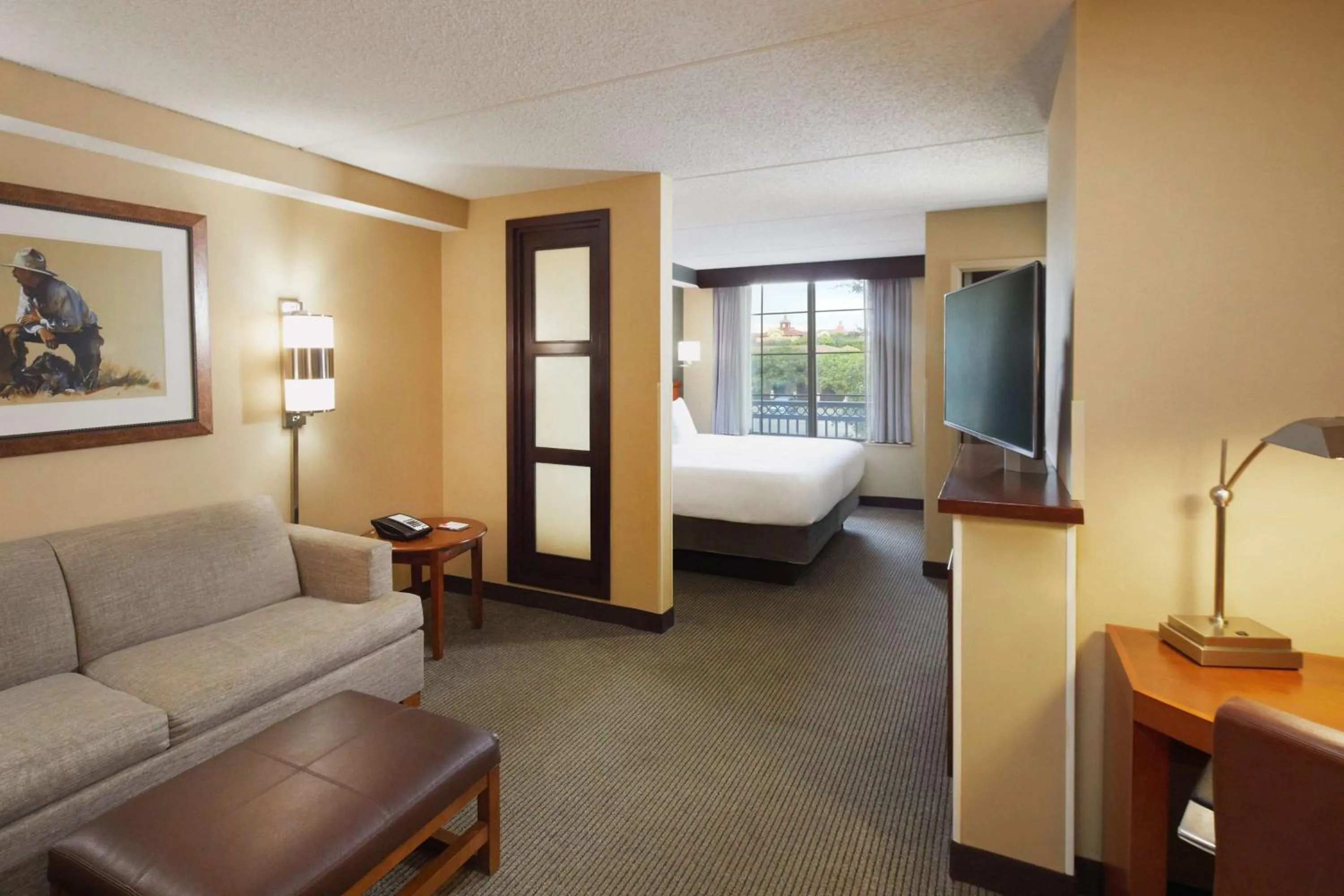 Bedroom, Bed in Hyatt Place Fort Worth Stockyard