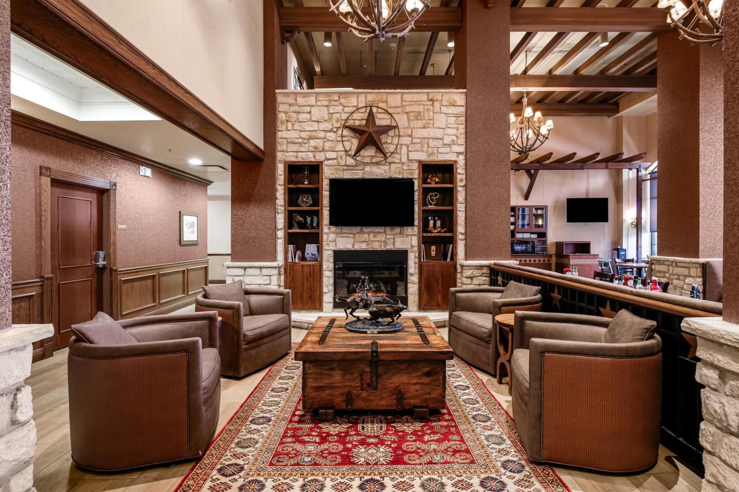 Lobby or reception in Hyatt Place Fort Worth Stockyard