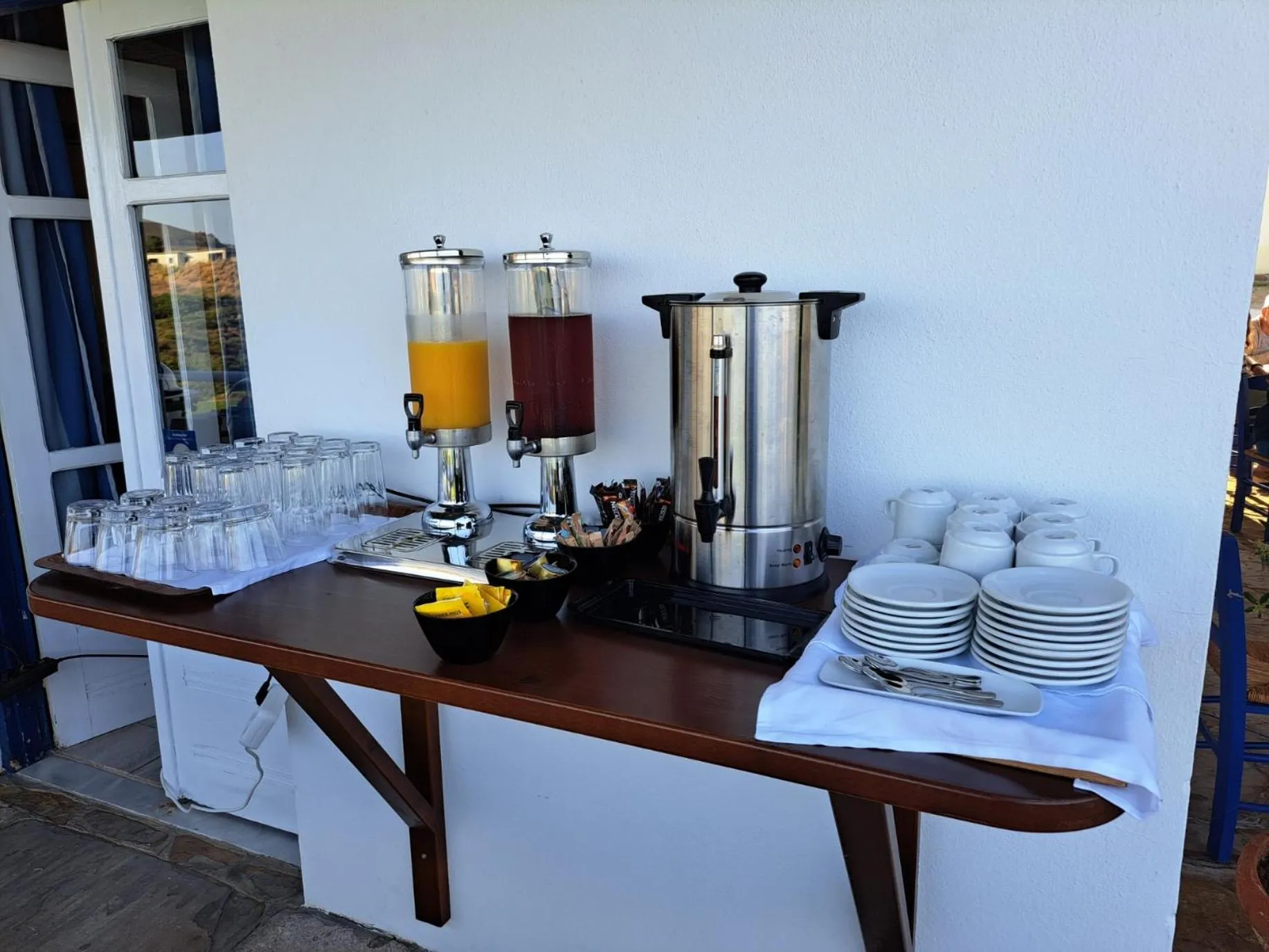 Breakfast in Sunset Hotel