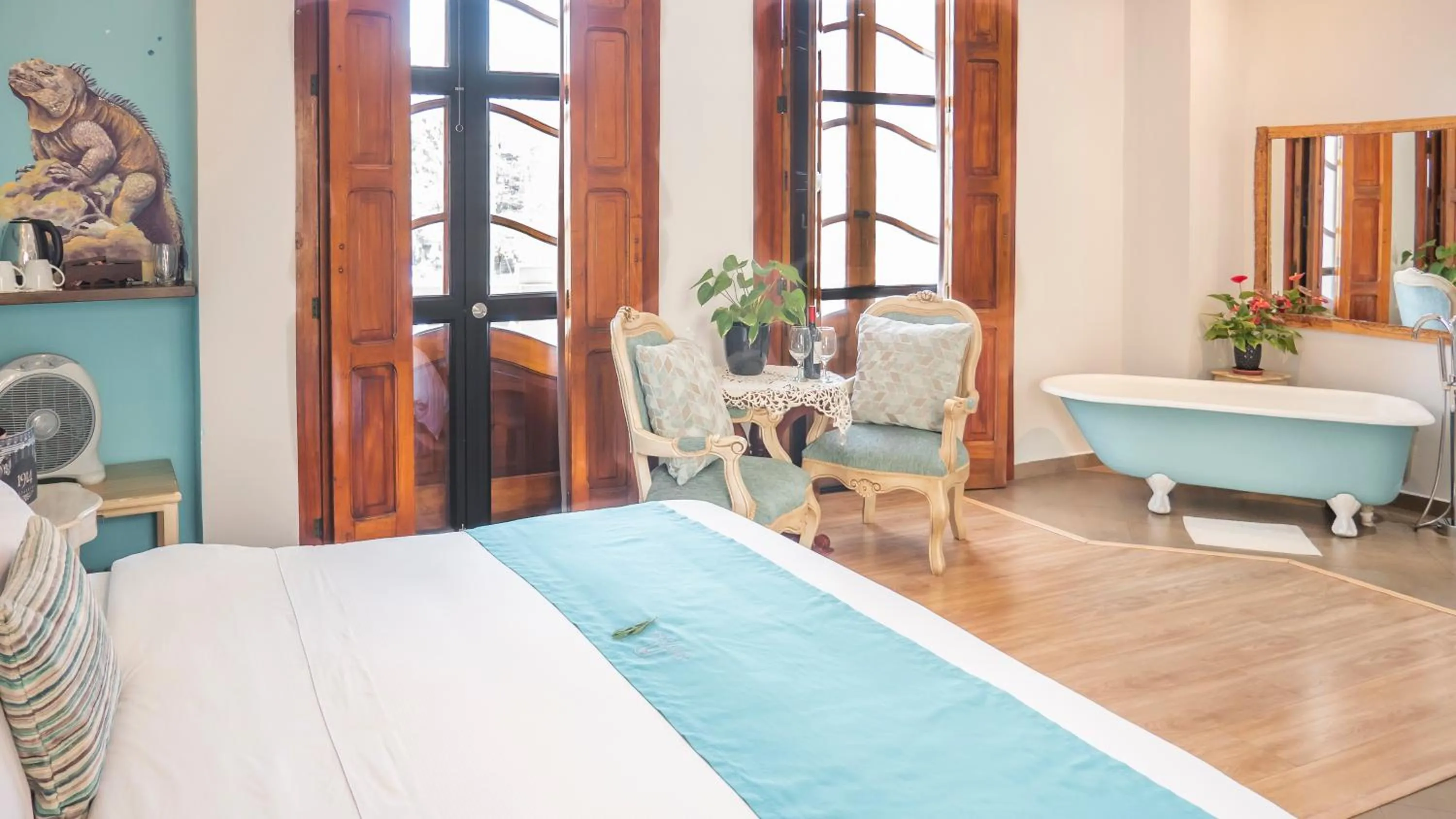 Bed in Boutique Hotel in Quito Hotel Casona 1914