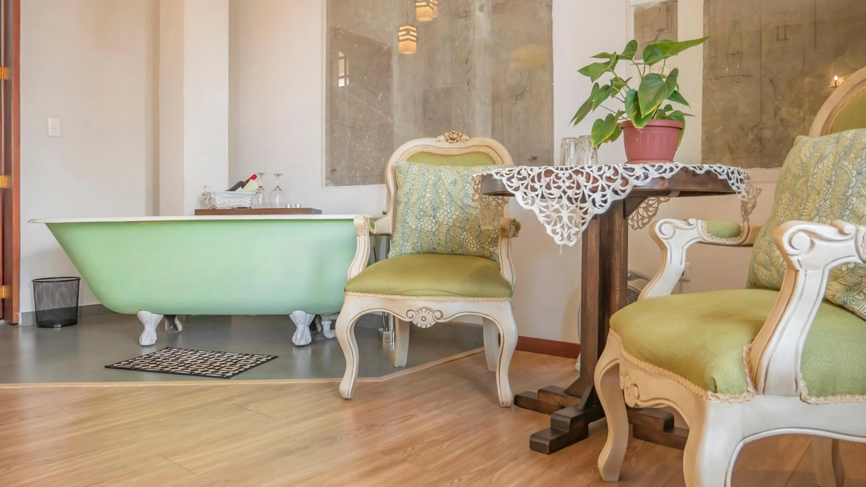 Bath in Boutique Hotel in Quito Hotel Casona 1914