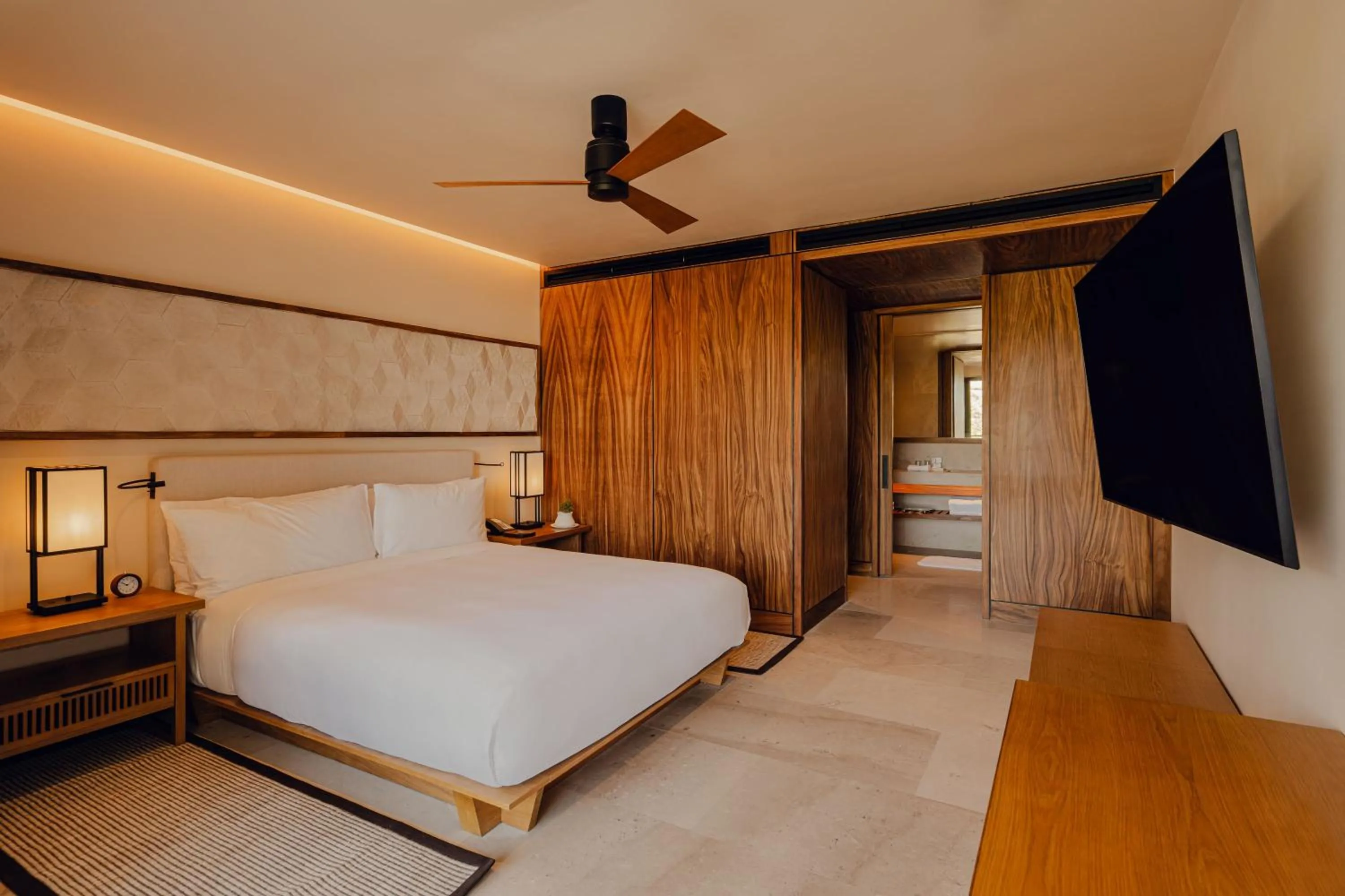 Bedroom, Bed in Nobu Hotel Los Cabos
