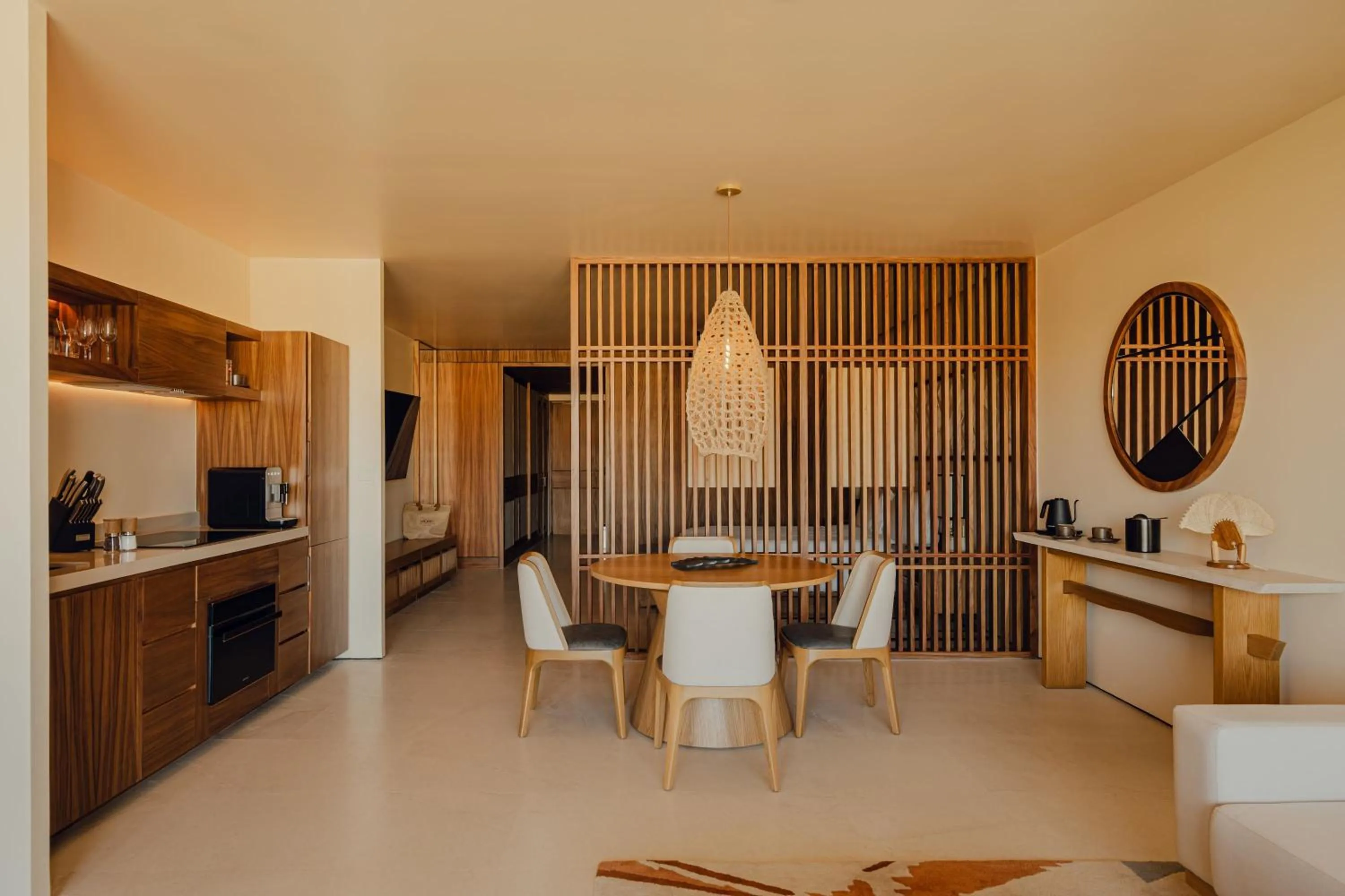 Kitchen or kitchenette in Nobu Hotel Los Cabos