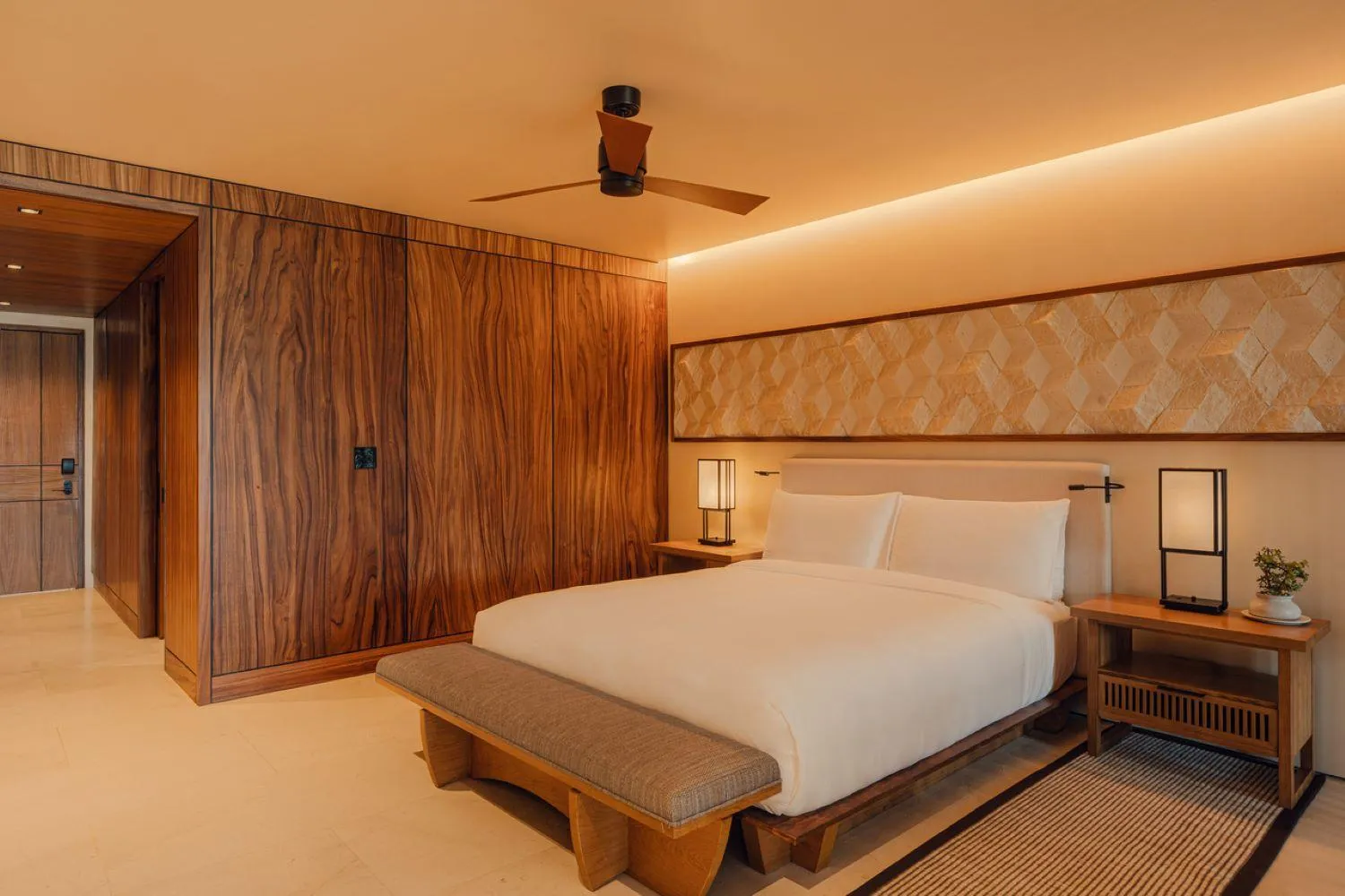 Bedroom, Bed in Nobu Hotel Los Cabos