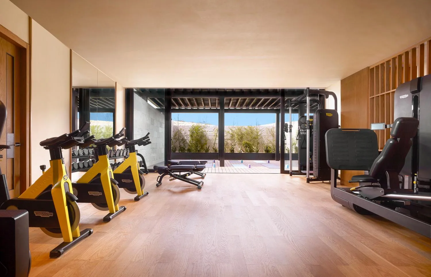 Fitness centre/facilities in Nobu Hotel Los Cabos
