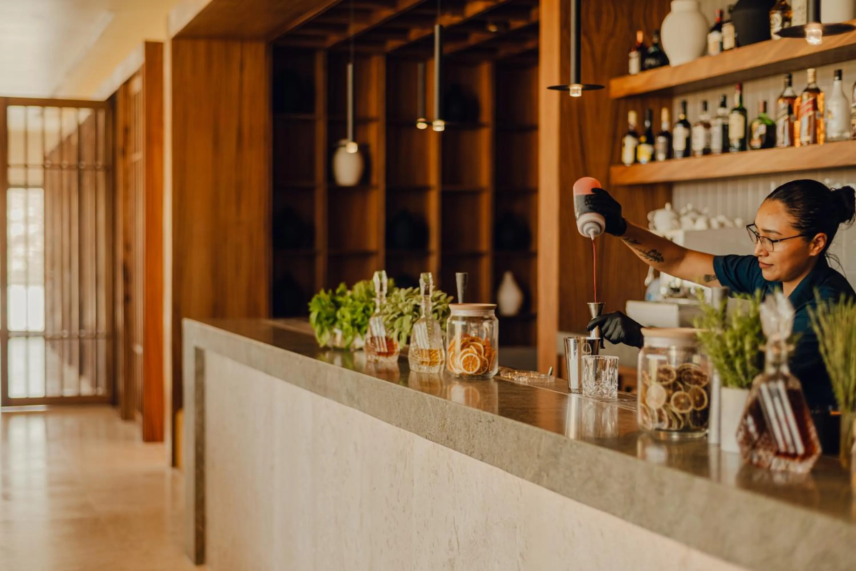 Lobby or reception in Nobu Hotel Los Cabos