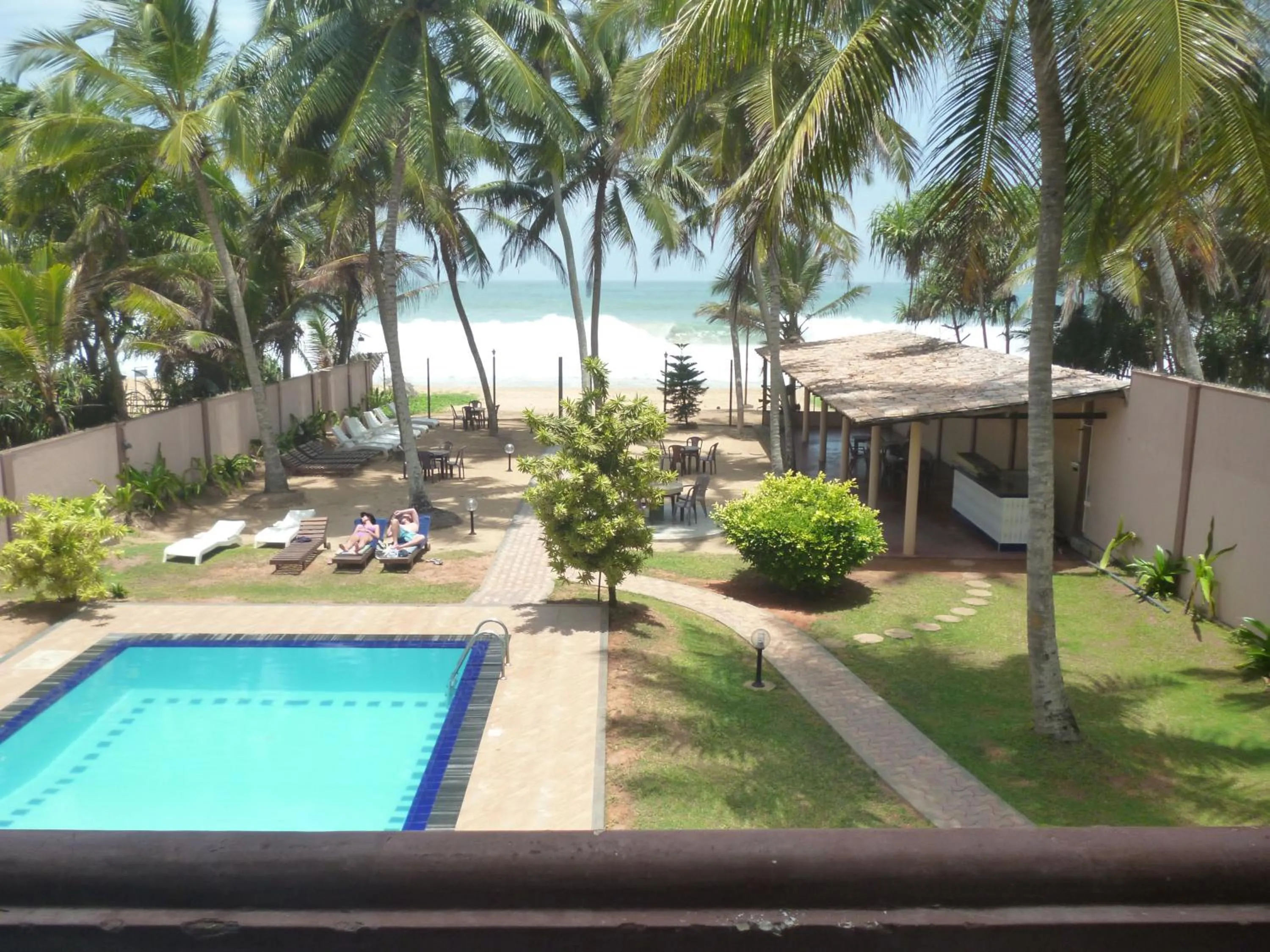 Balcony/Terrace in Hotel Ocean View Cottage