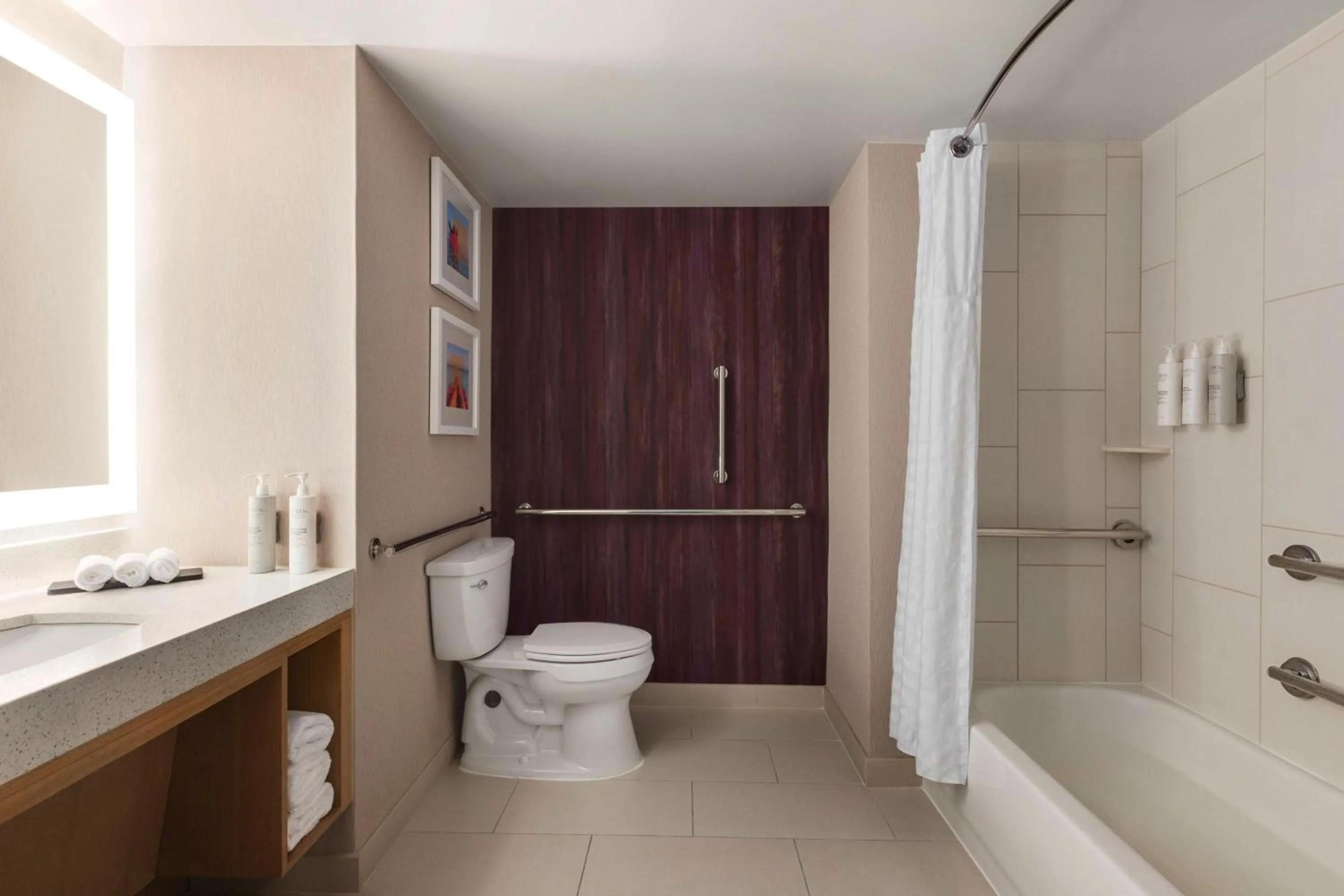 Bathroom in Embassy Suites by Hilton Tampa Downtown Convention Center