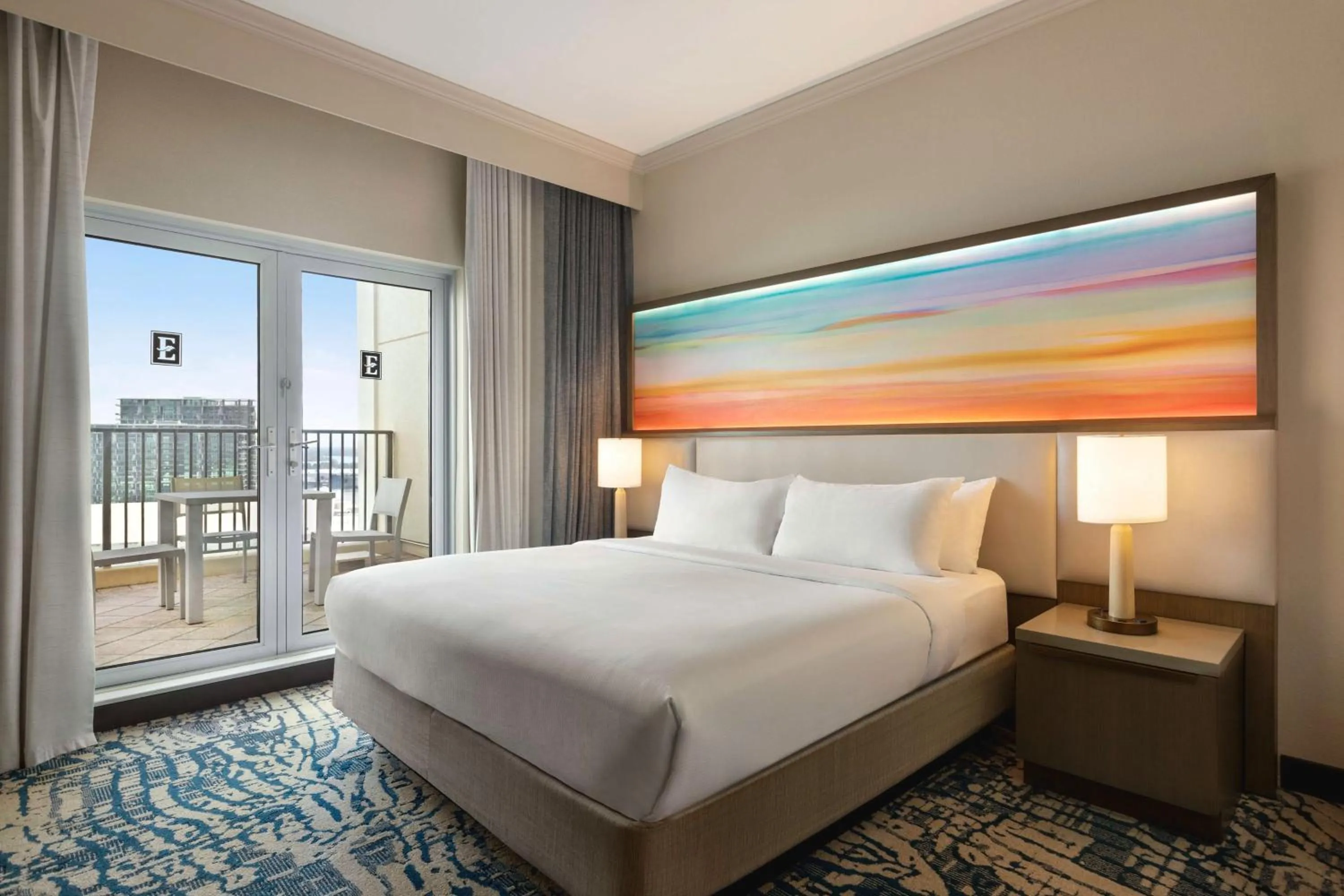 Bed in Embassy Suites by Hilton Tampa Downtown Convention Center