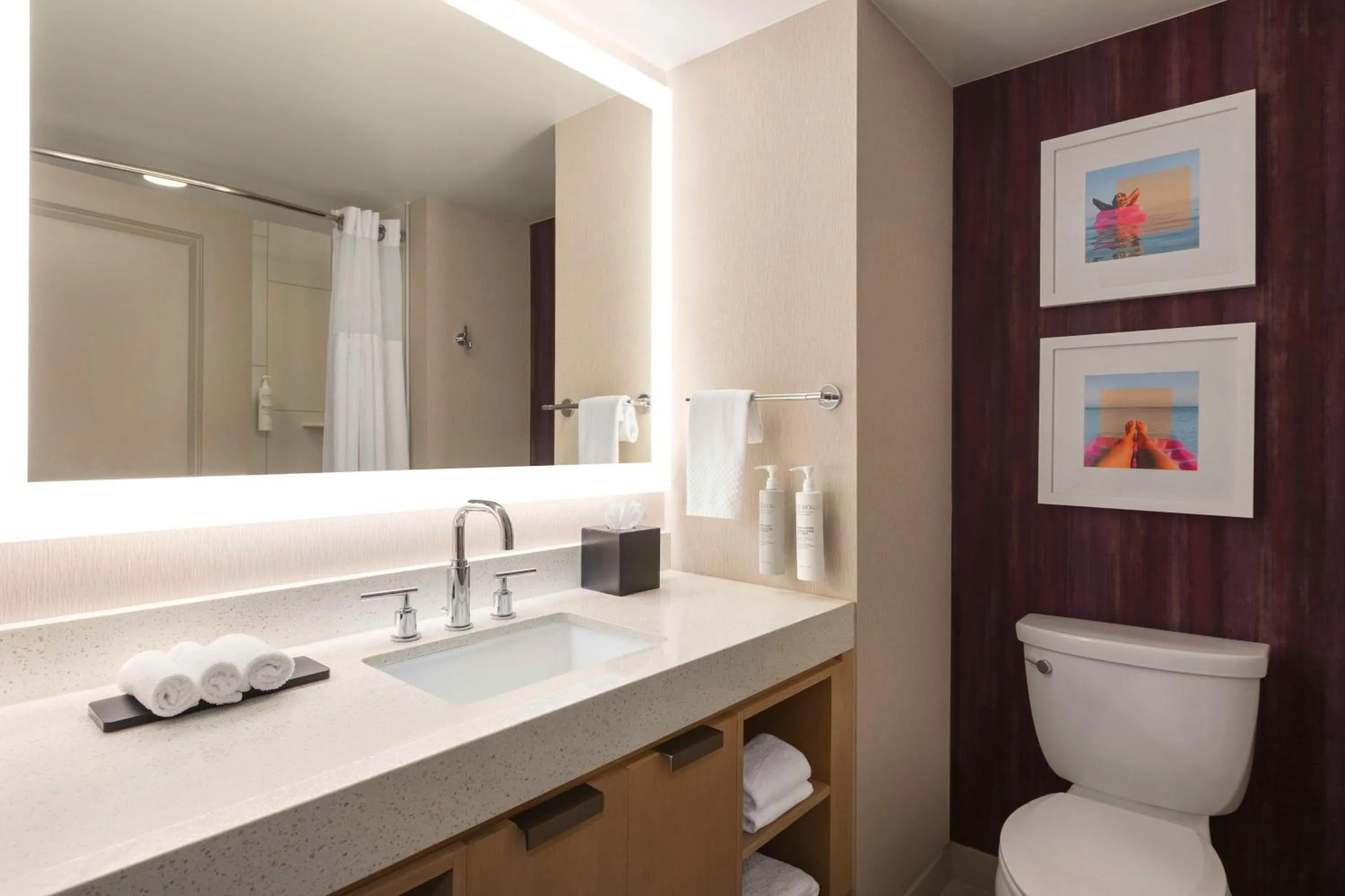 Bathroom in Embassy Suites by Hilton Tampa Downtown Convention Center