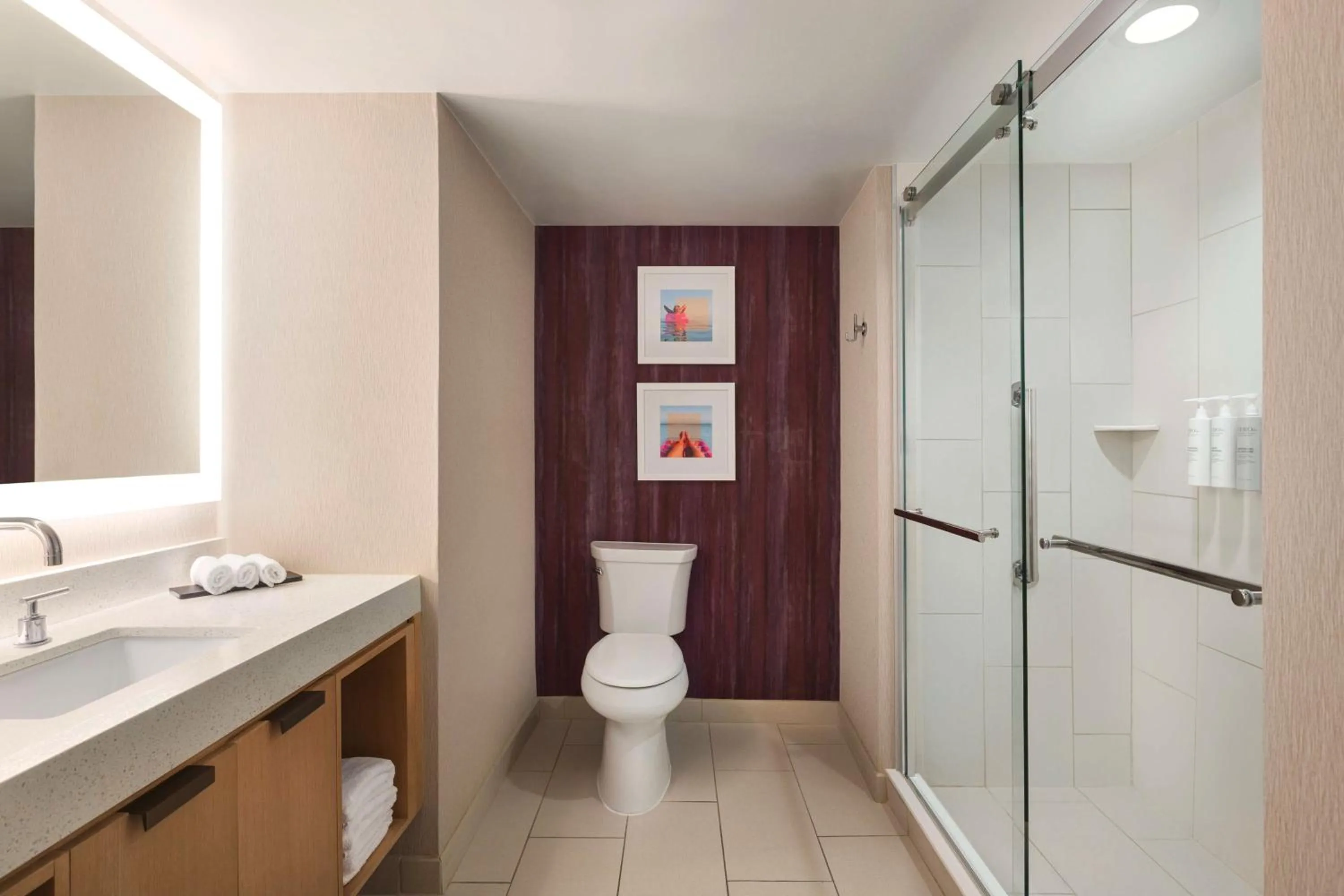 Bathroom in Embassy Suites by Hilton Tampa Downtown Convention Center