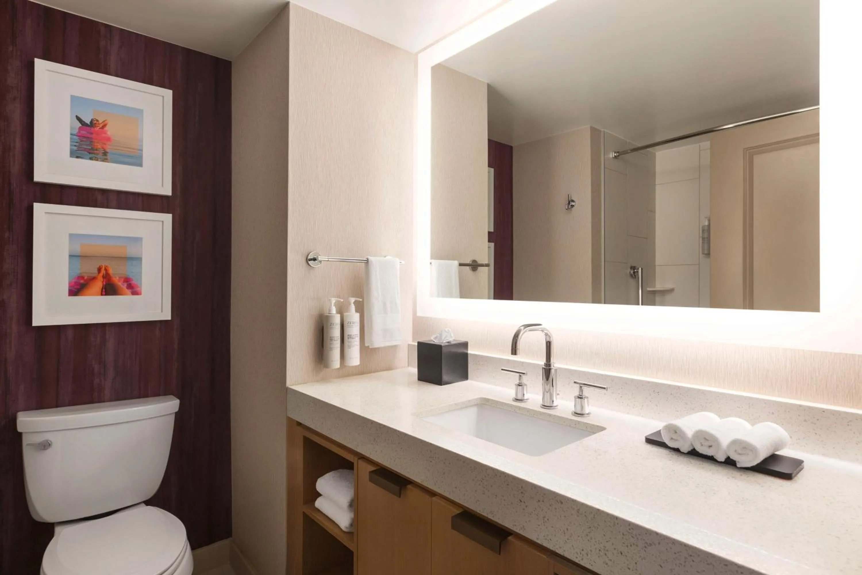 Bathroom in Embassy Suites by Hilton Tampa Downtown Convention Center