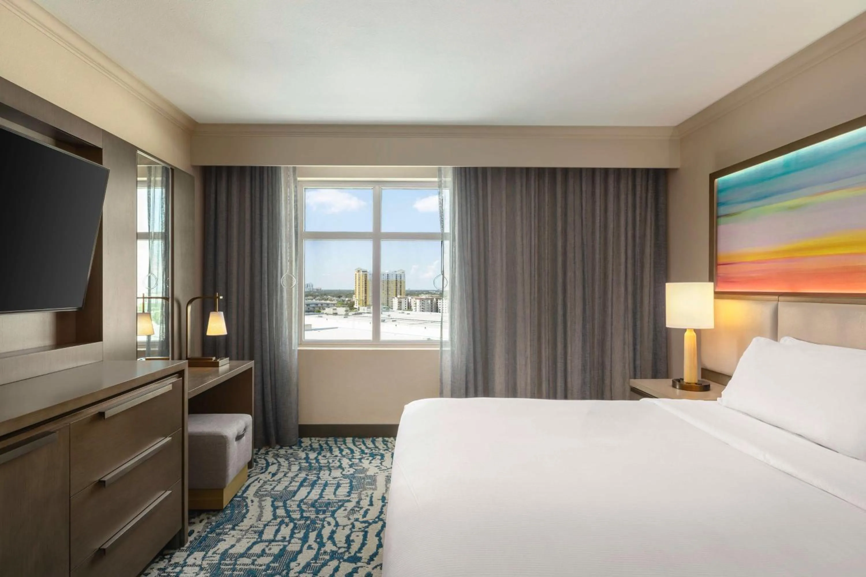 Bedroom, Bed in Embassy Suites by Hilton Tampa Downtown Convention Center