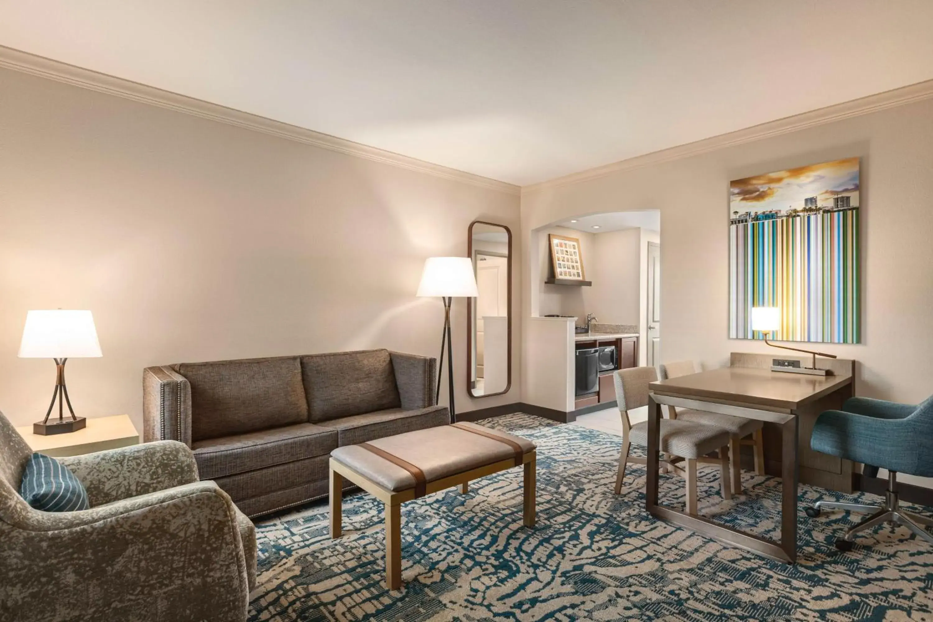 Bedroom in Embassy Suites by Hilton Tampa Downtown Convention Center Bedroom in Embassy Suites by Hilton Tampa Downtown Convention Center