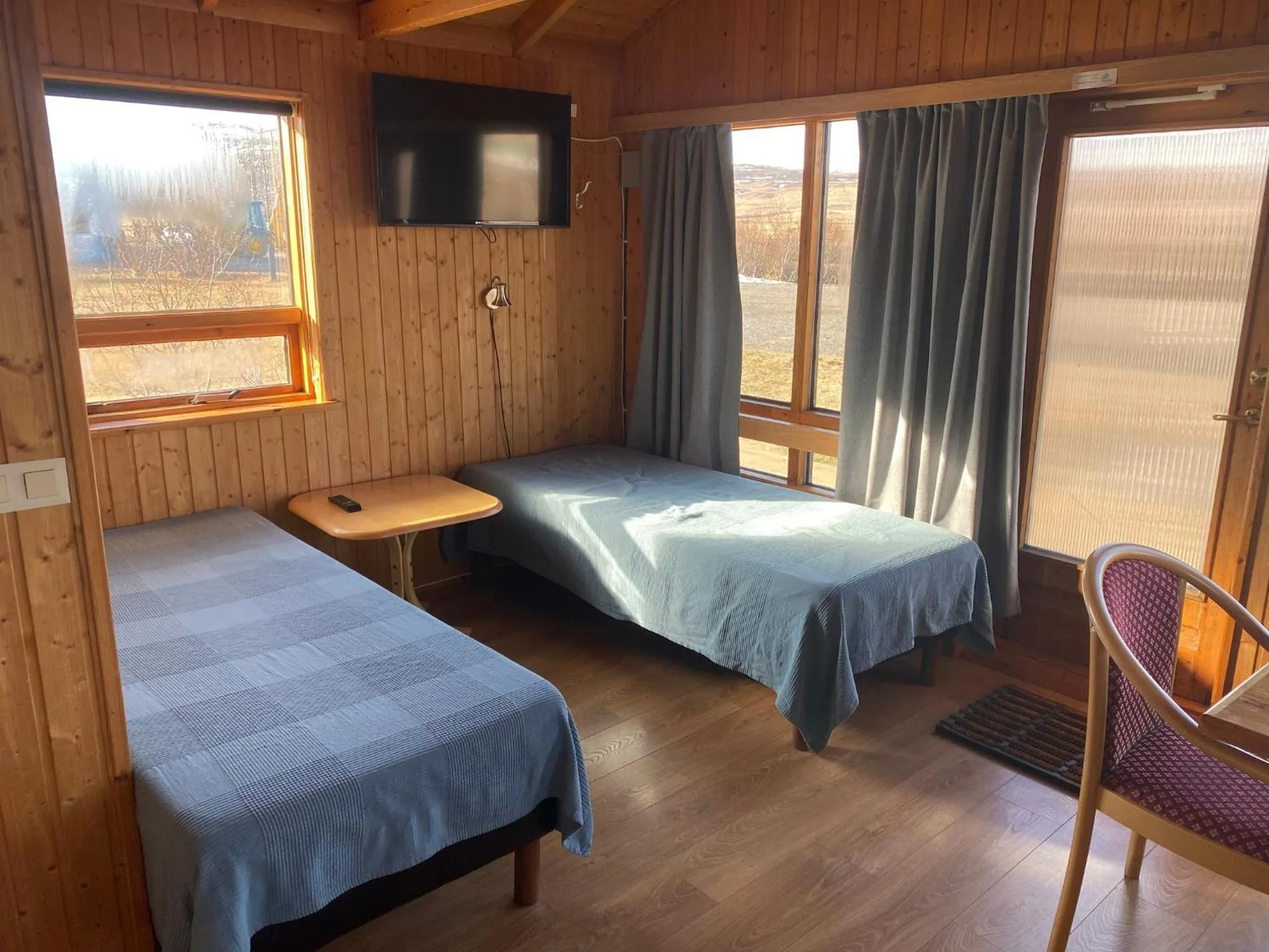 Bedroom, Bed in Bakkaflöt Guesthouse