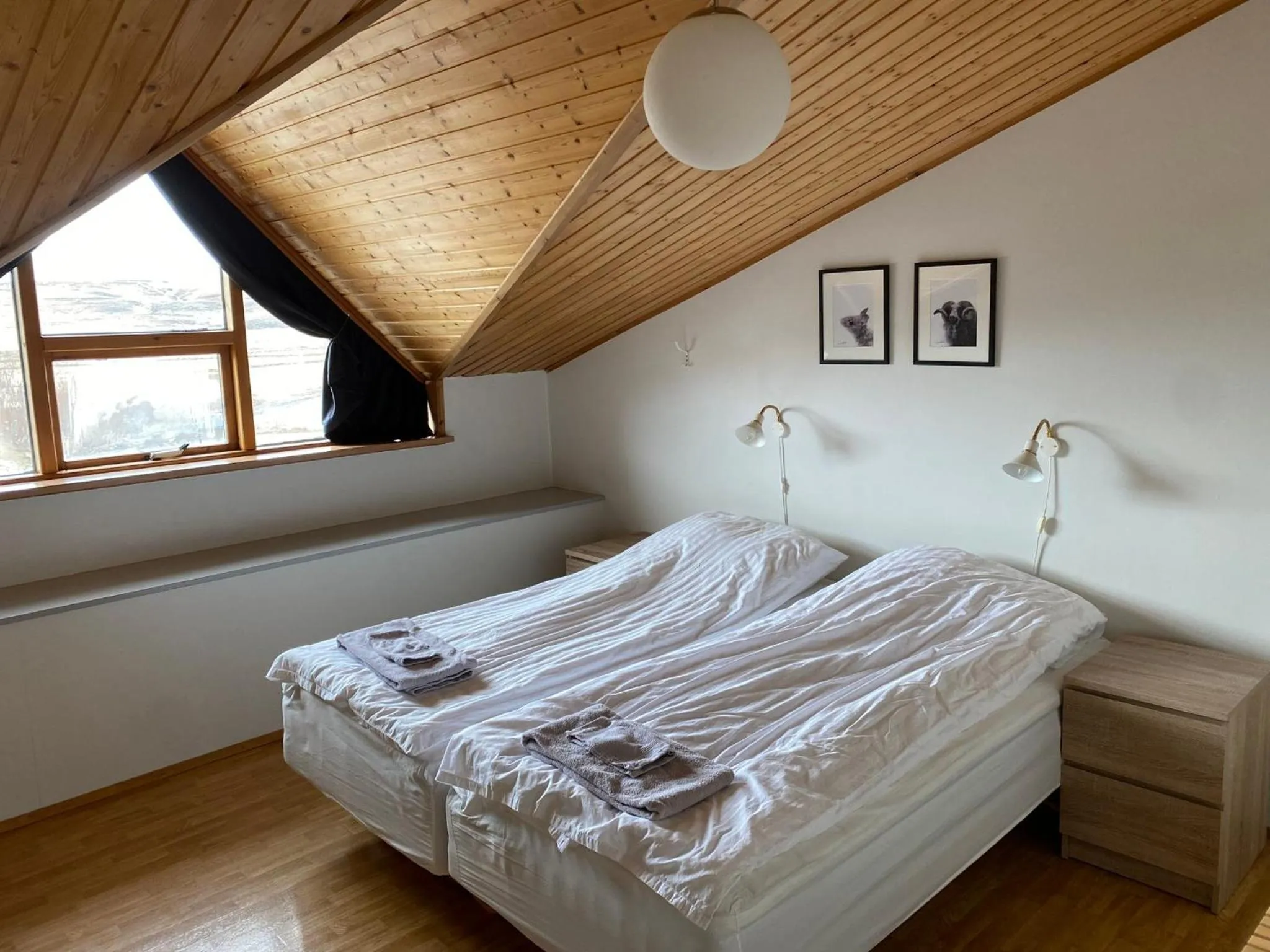 Photo of the whole room, Bed in Bakkaflöt Guesthouse