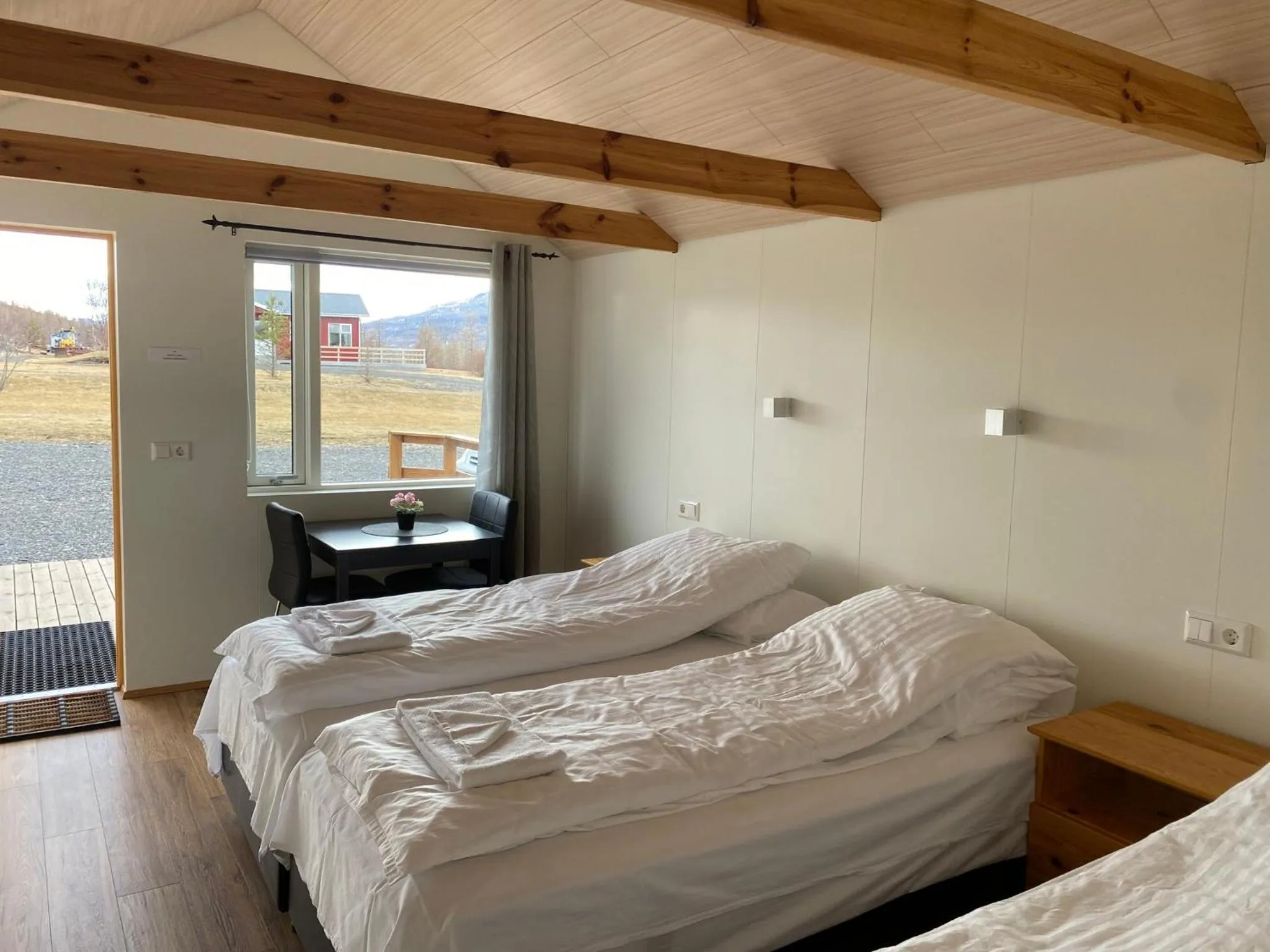 Bedroom, Bed in Bakkaflöt Guesthouse