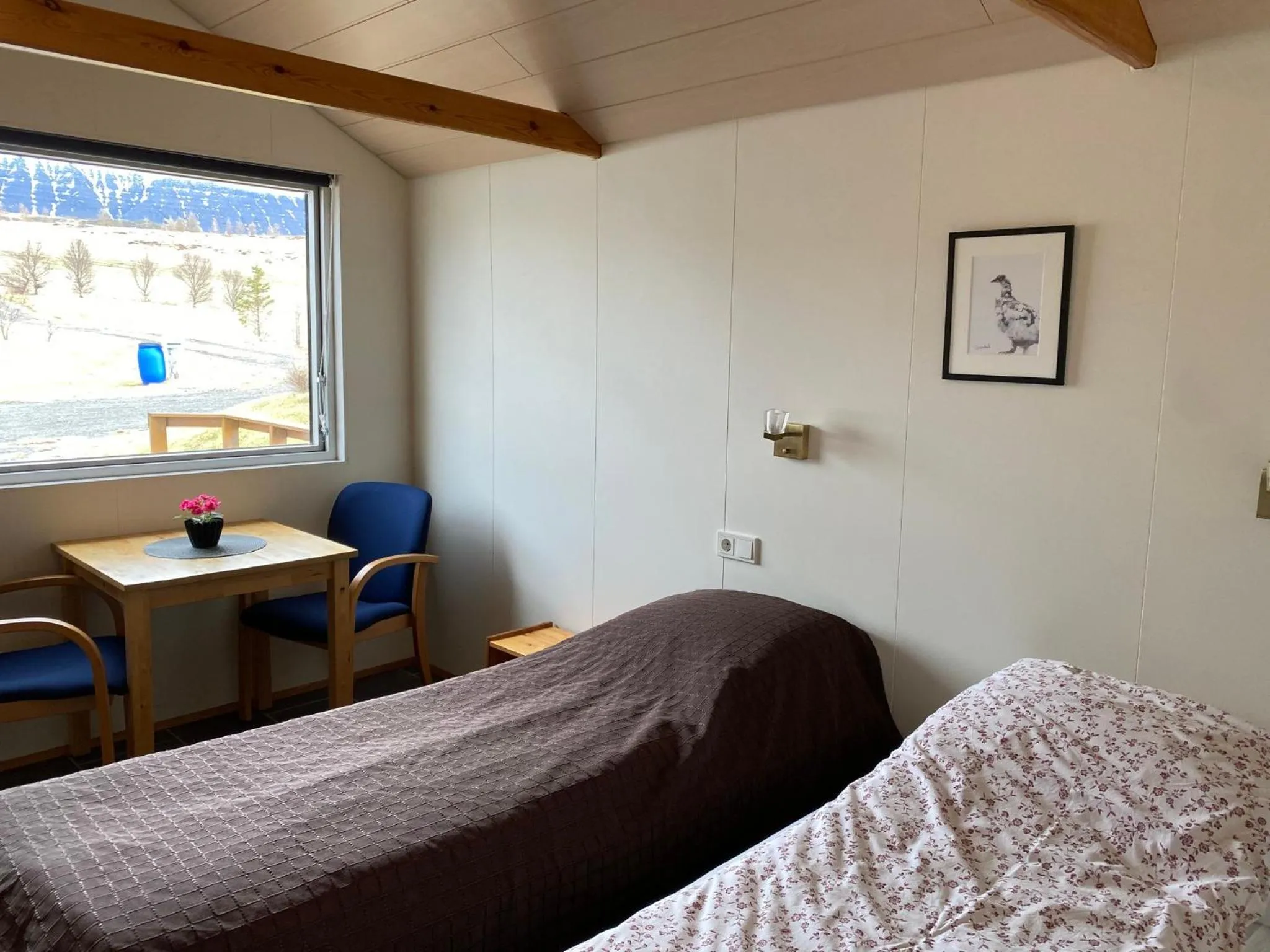 Bedroom, Bed in Bakkaflöt Guesthouse