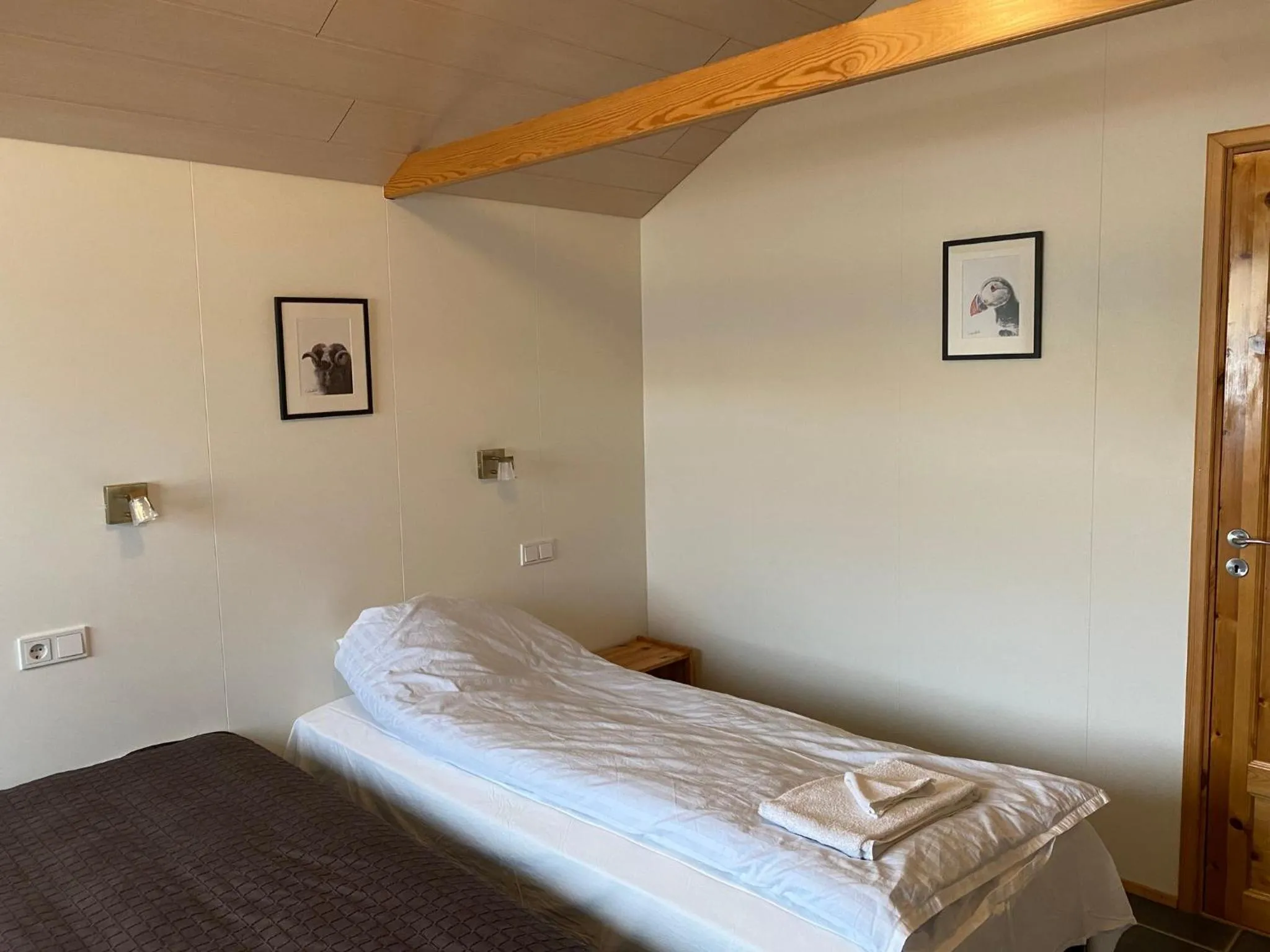 Bedroom, Bed in Bakkaflöt Guesthouse