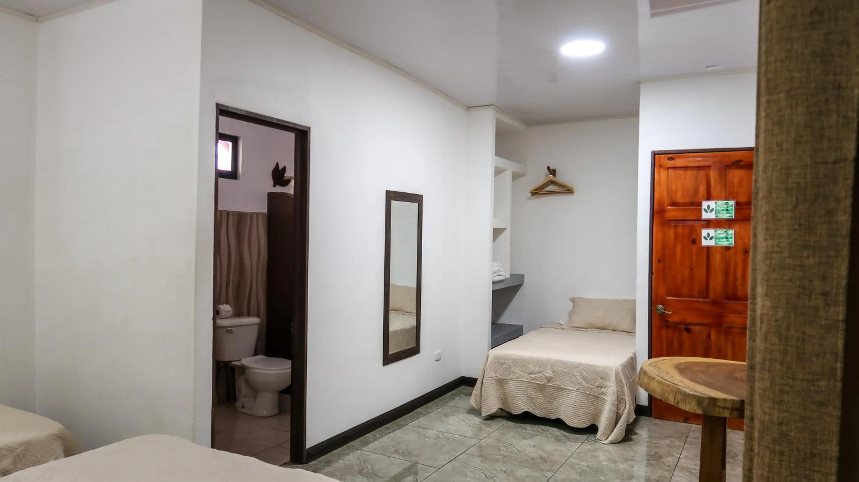 Bed in Hotel Hoja de Oro Corcovado