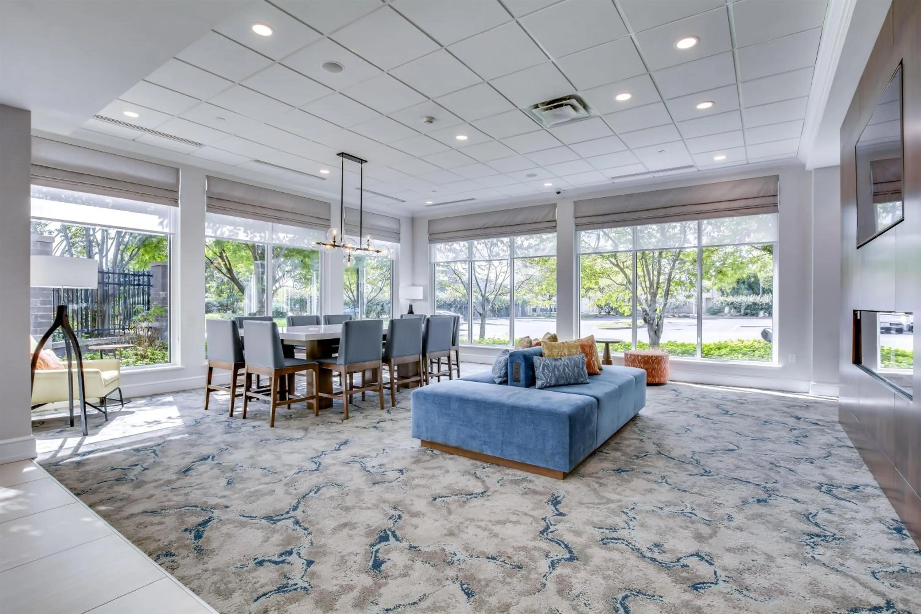 Lobby or reception in Hilton Garden Inn Louisville Airport