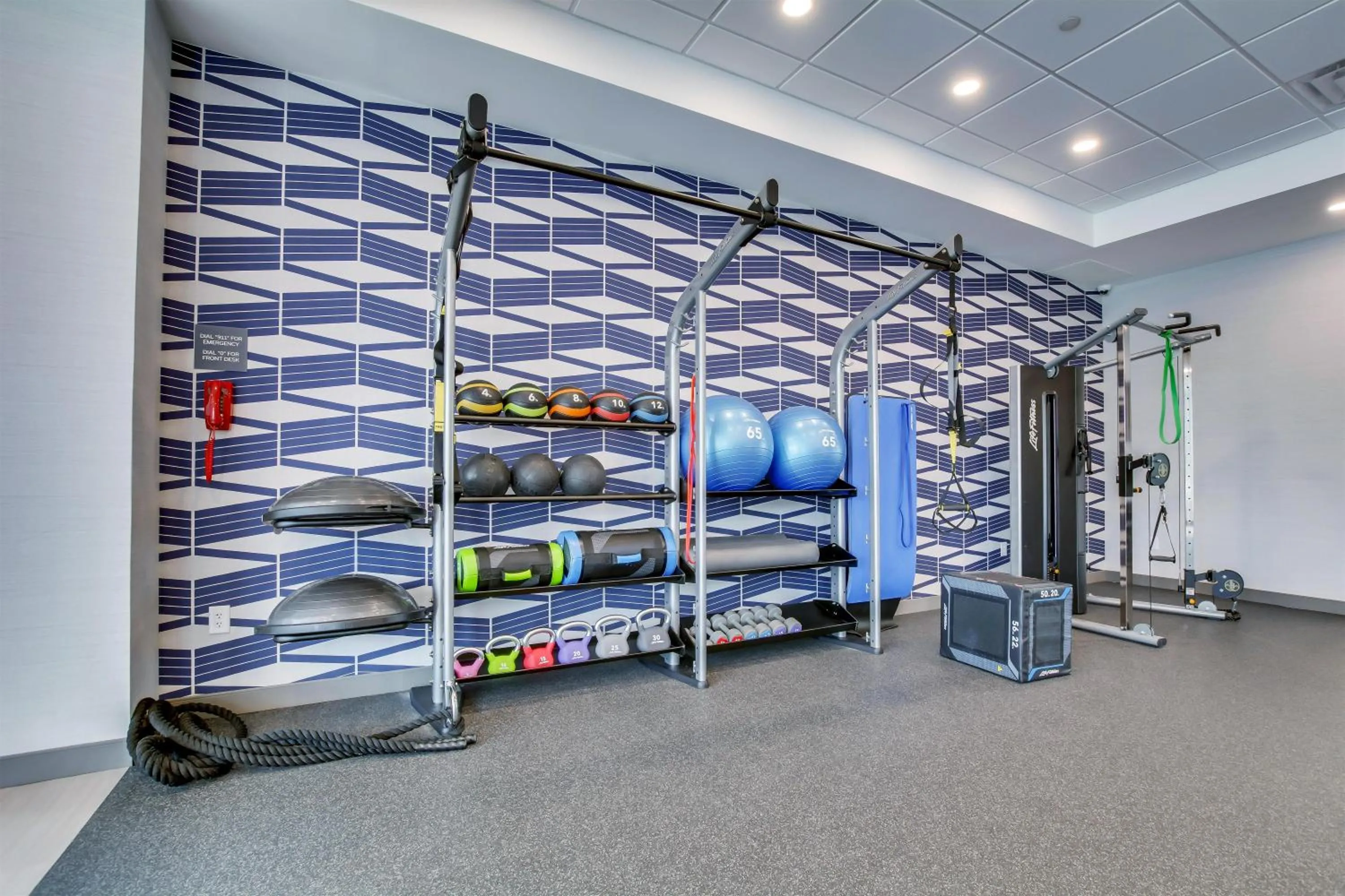 Fitness centre/facilities in Hilton Garden Inn Louisville Airport