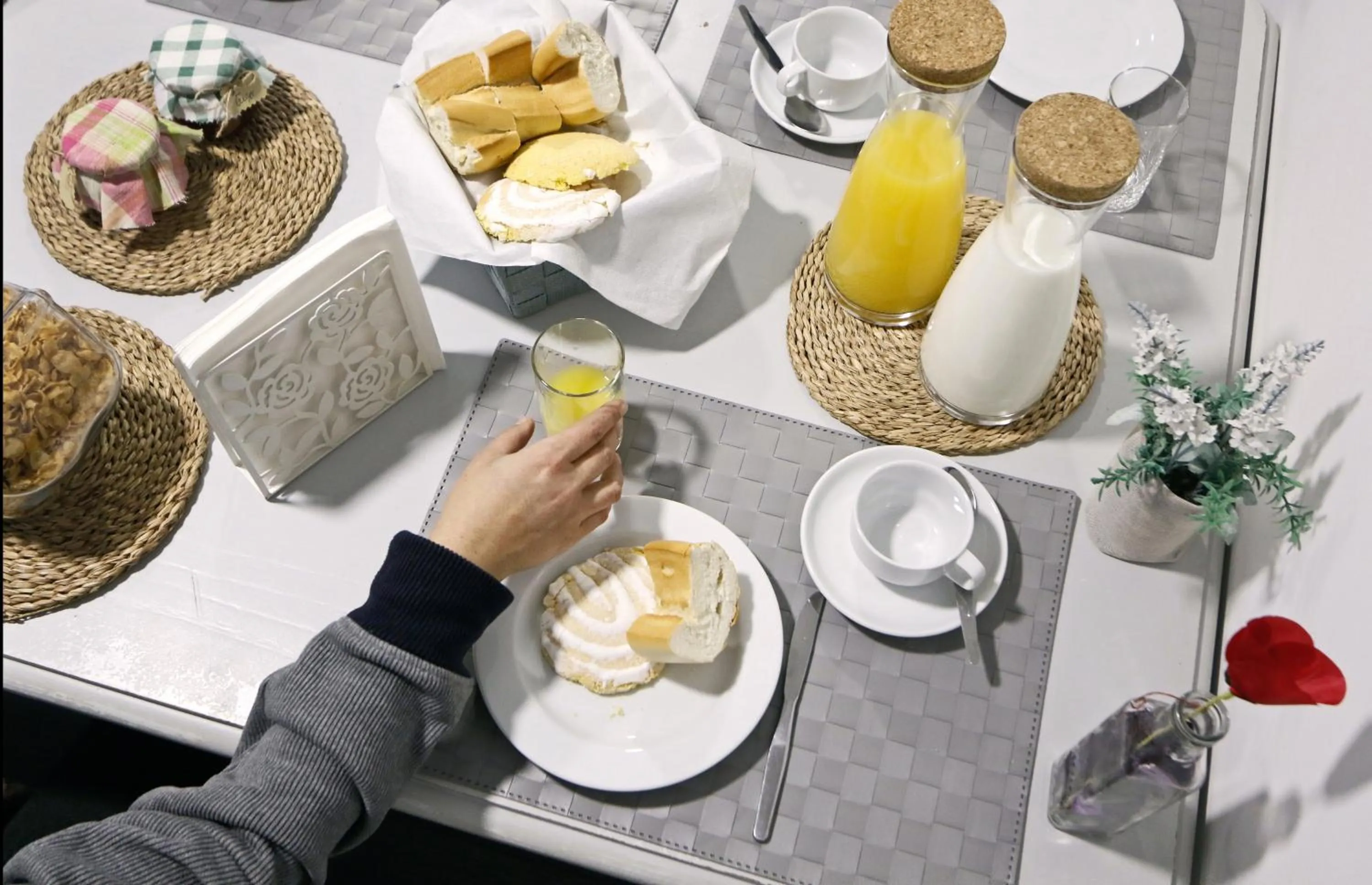 Breakfast in My Hostel