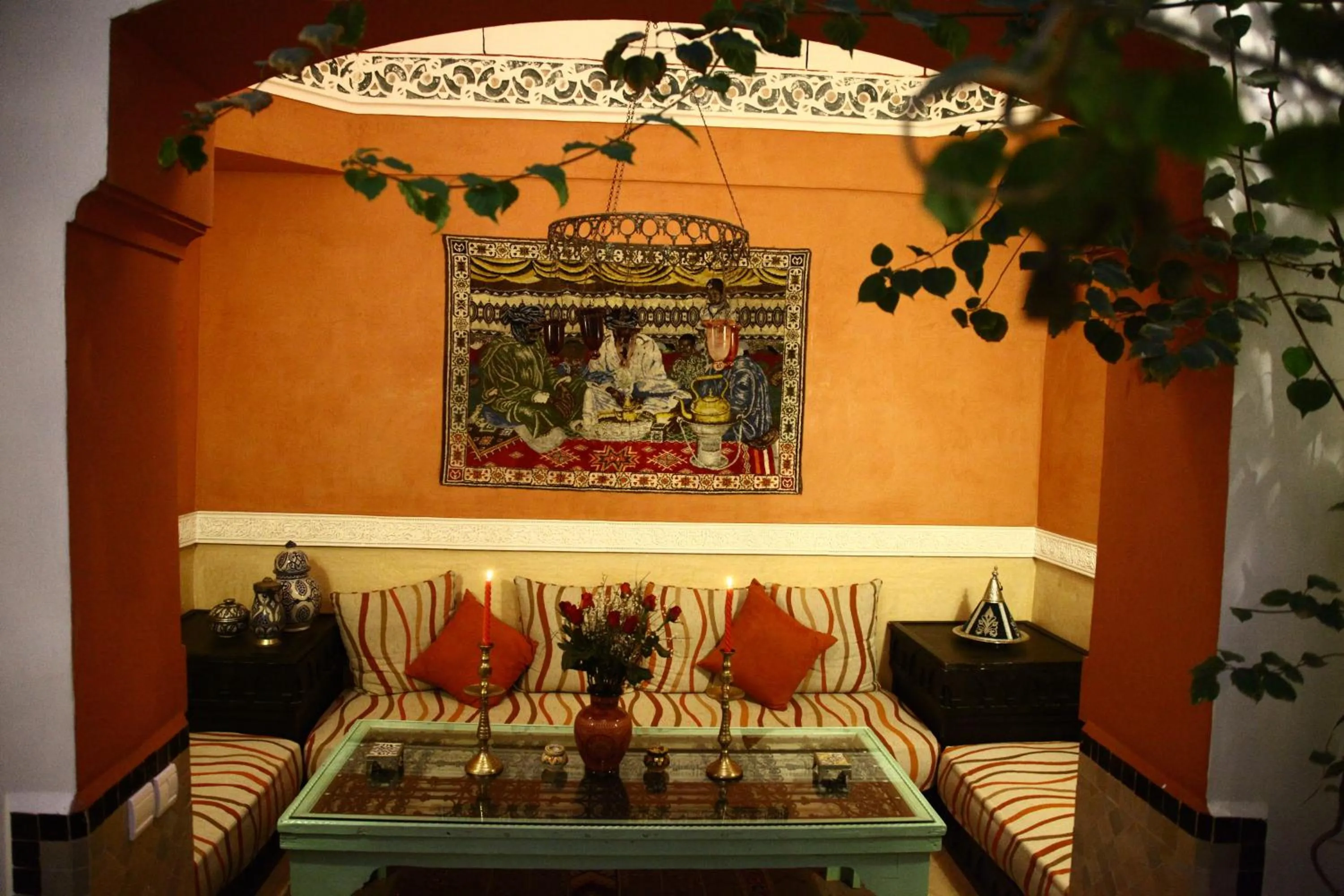 Living room in Riad Swaka