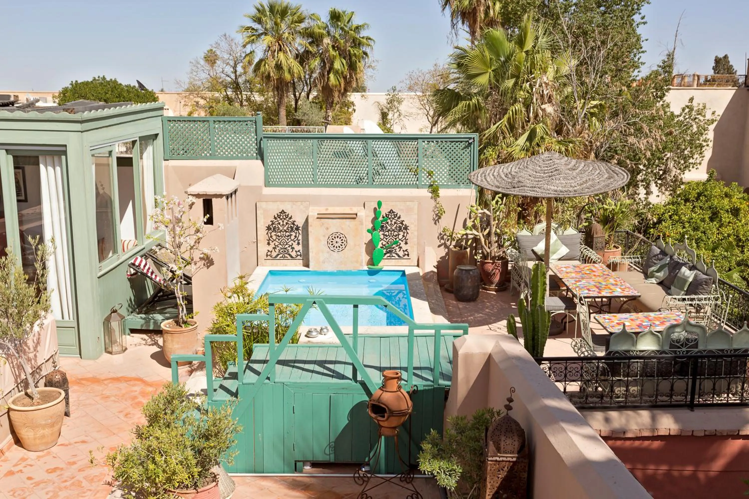 Balcony/Terrace in Riad Swaka