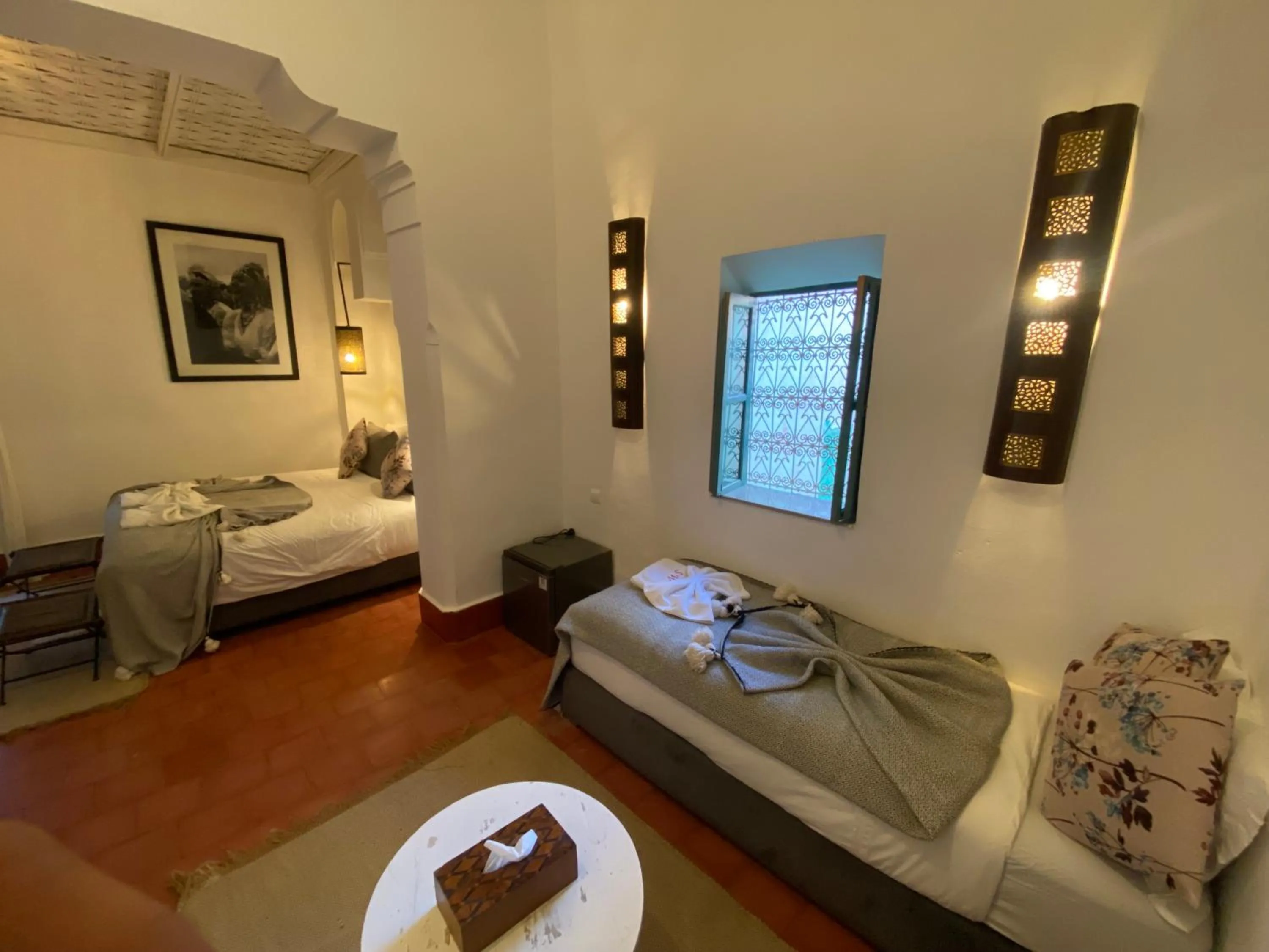 Family, Bed in Riad Swaka