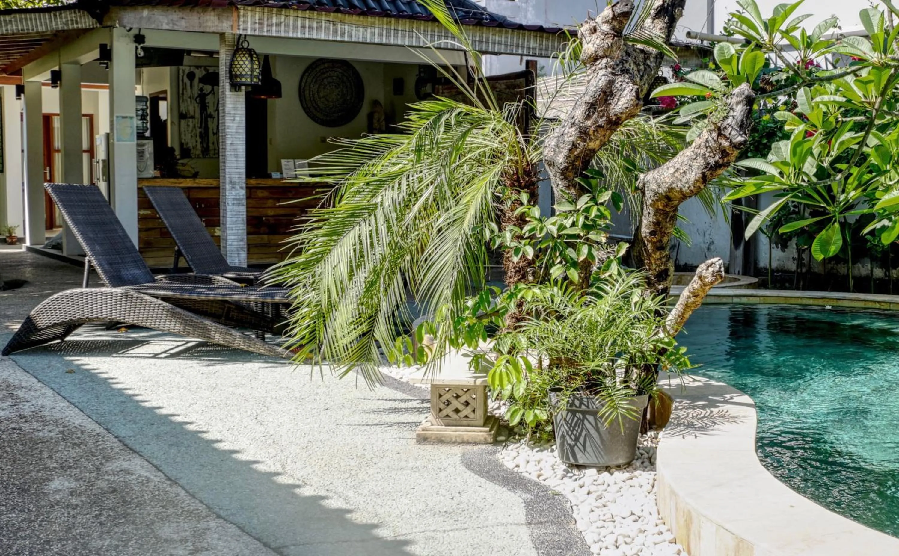 Swimming pool in Kalua Boutique Bungalows
