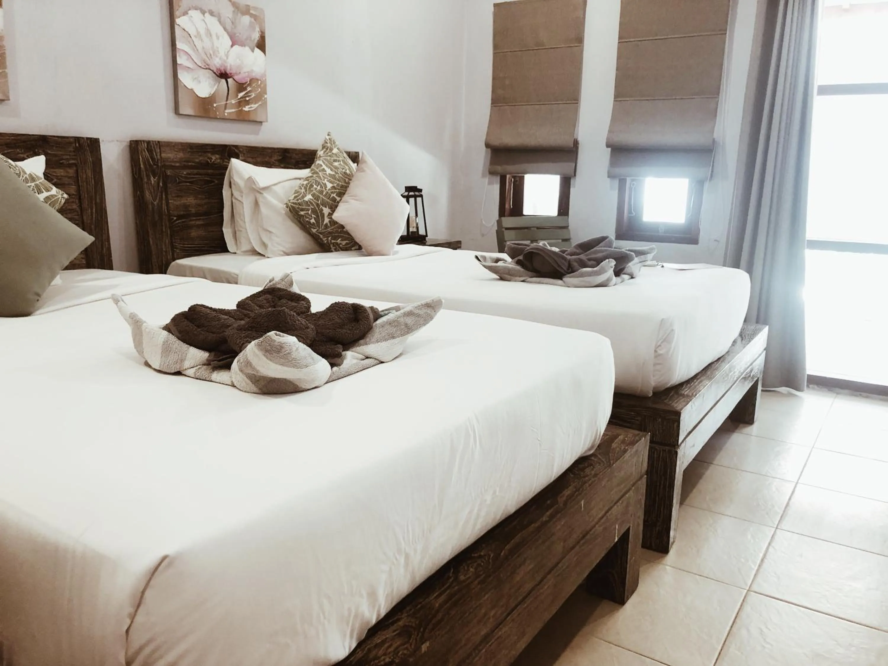 Bed in Kalua Boutique Bungalows