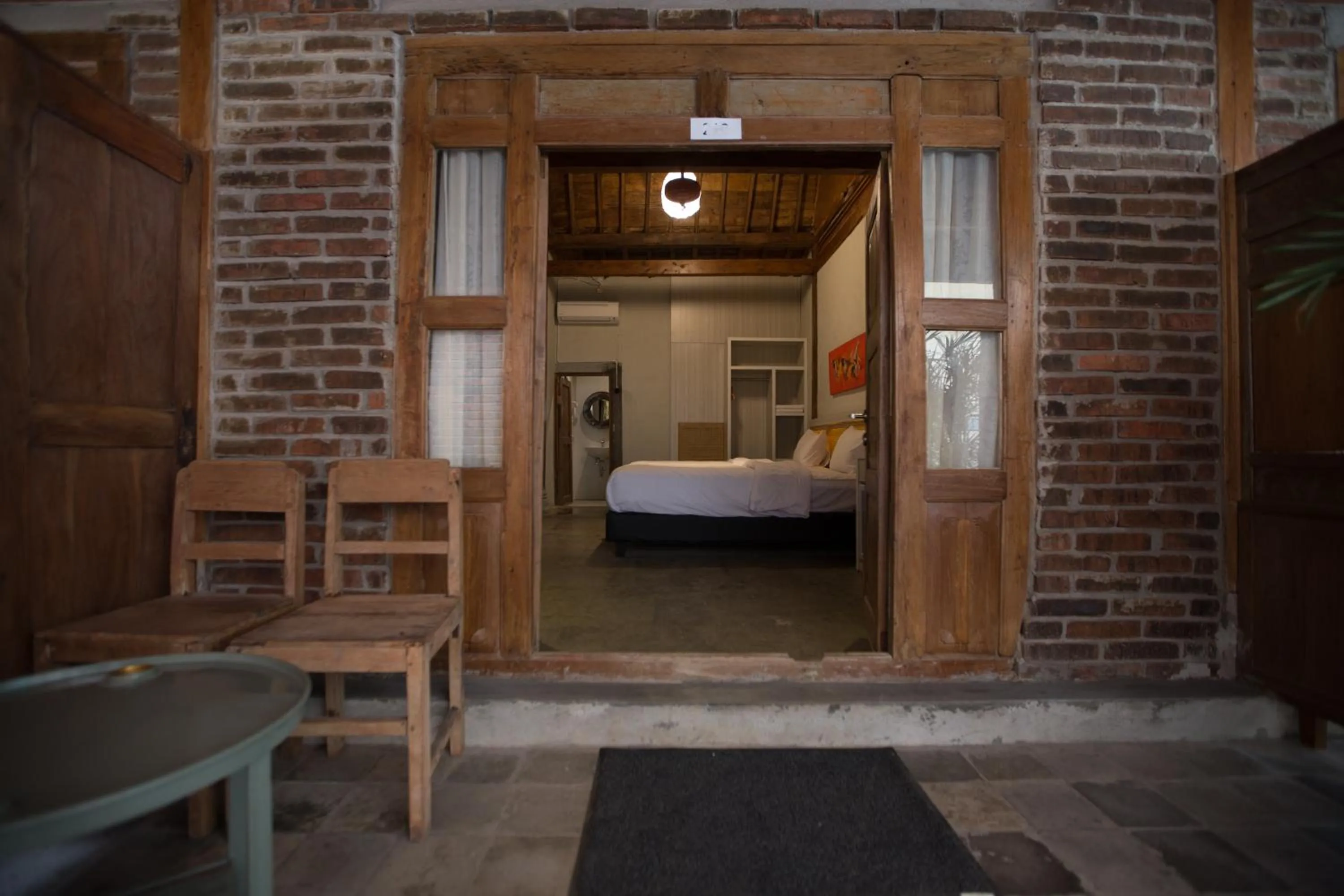 Facade/entrance, Bed in Kampung Lawasan Heritage Cottage