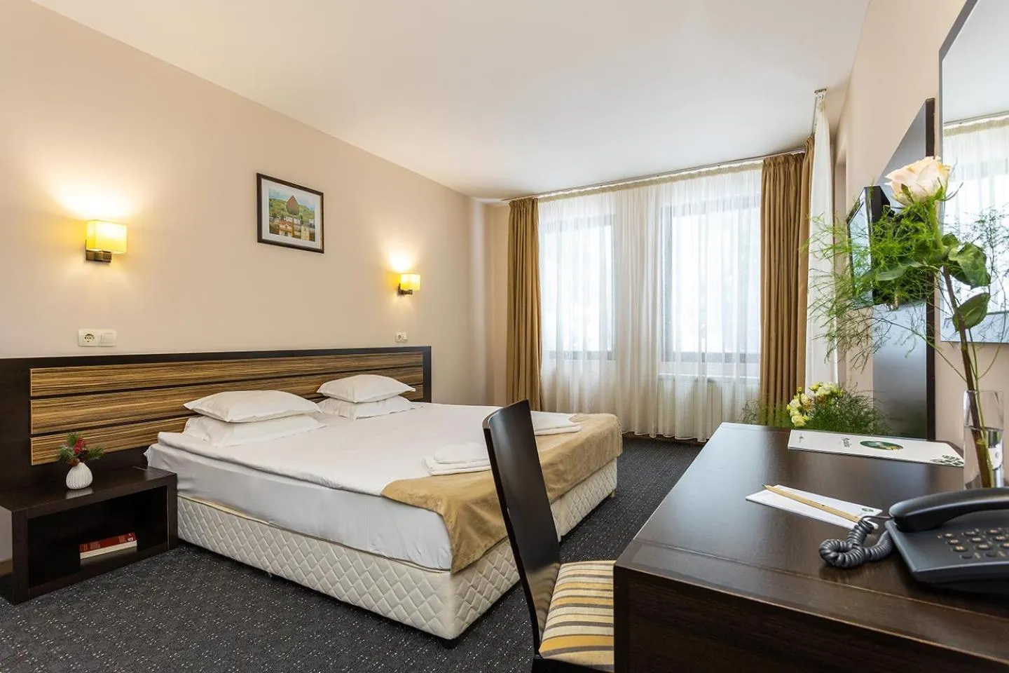 Bedroom, Bed in Hotel Mursalitsa by HMG - Half board