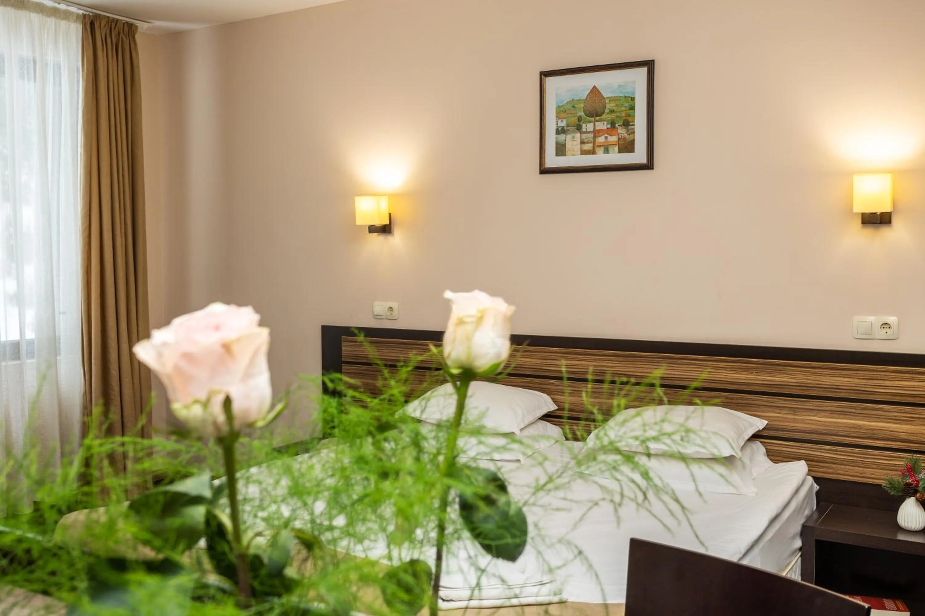 Bedroom, Bed in Hotel Mursalitsa by HMG - Half board