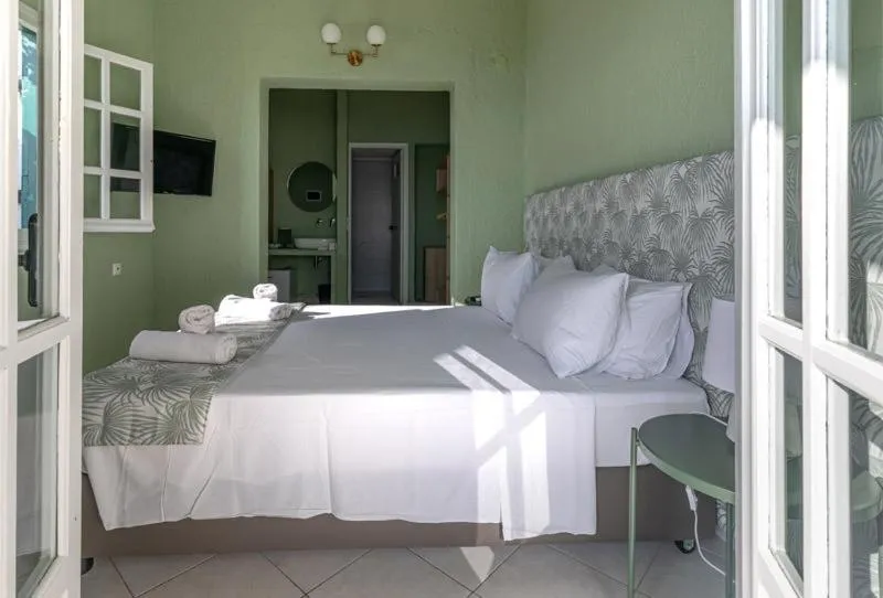 Bedroom, Bed in Triton Authentic Cretan Hotel