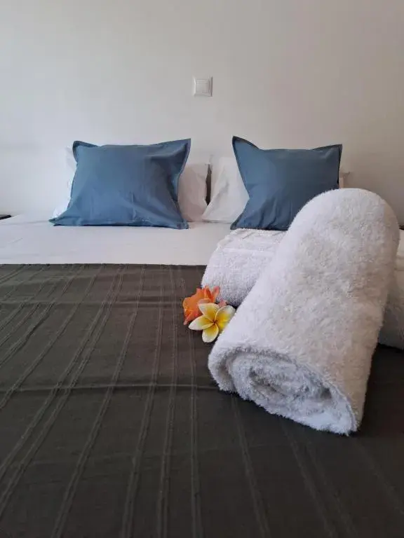 Bed in Triton Authentic Cretan Hotel Bed in Triton Authentic Cretan Hotel