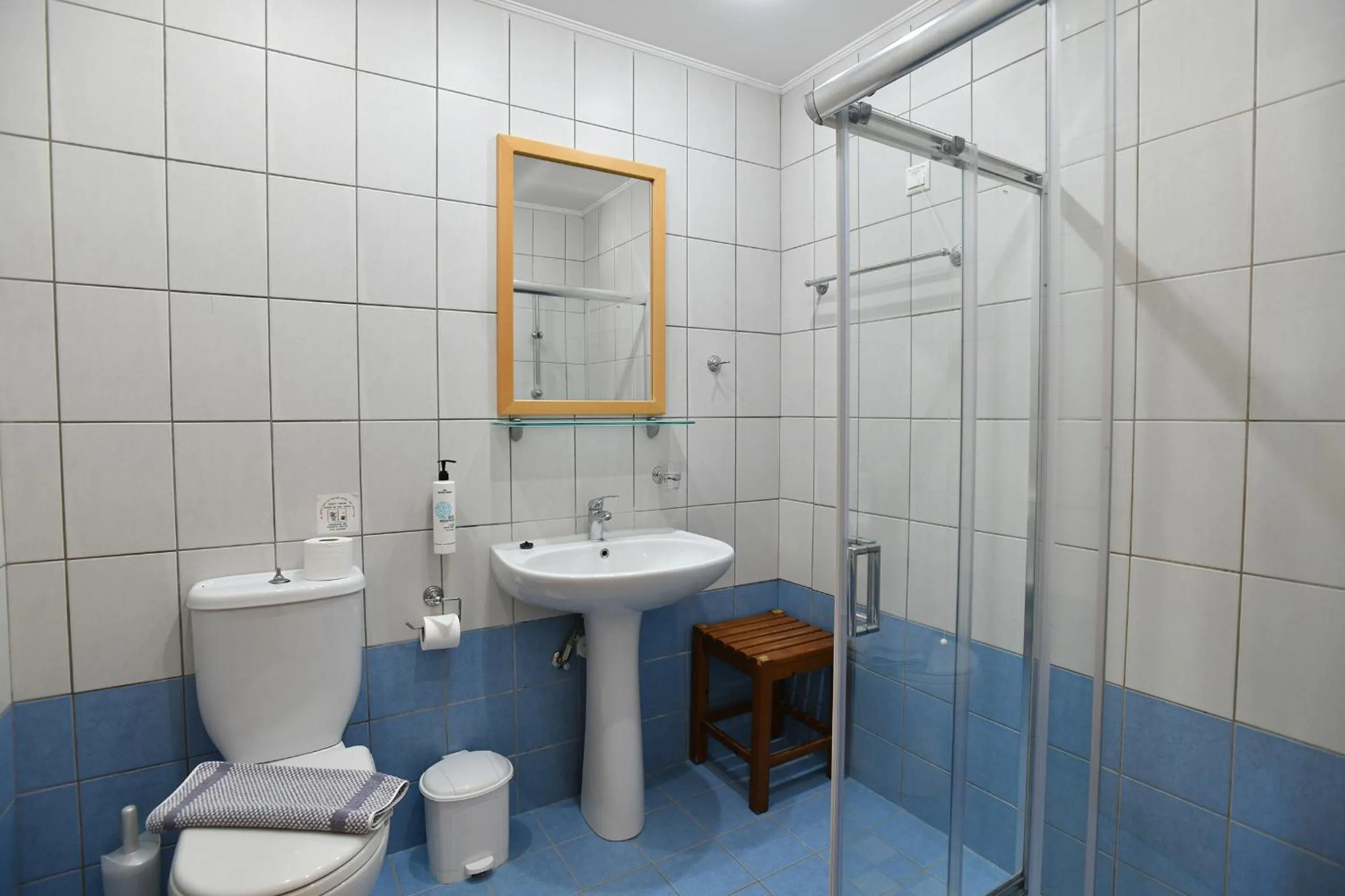 Bathroom in Triton Authentic Cretan Hotel