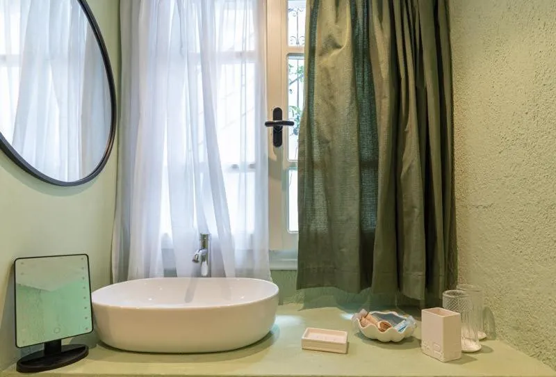 Bathroom in Triton Authentic Cretan Hotel