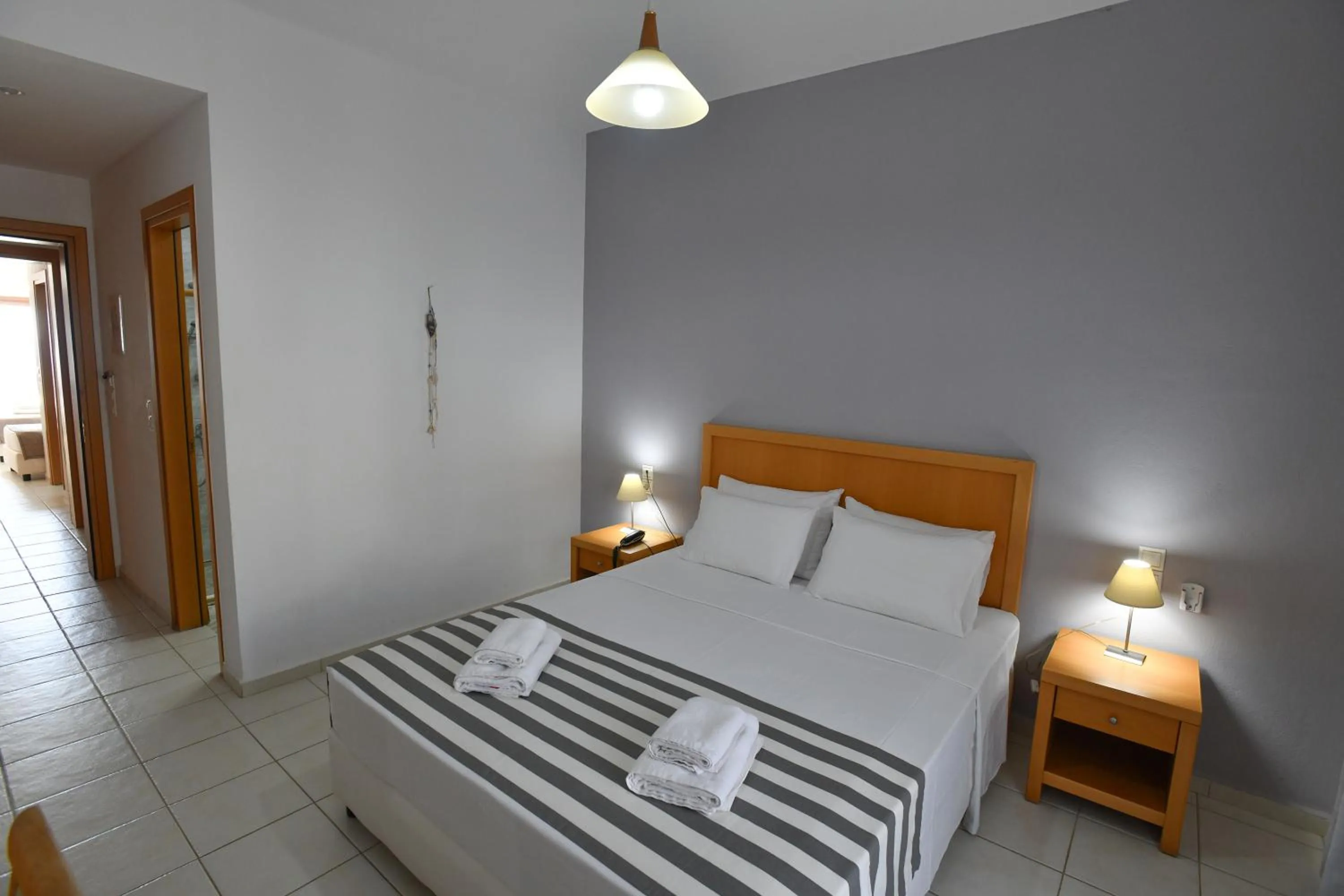 Bedroom, Bed in Triton Authentic Cretan Hotel