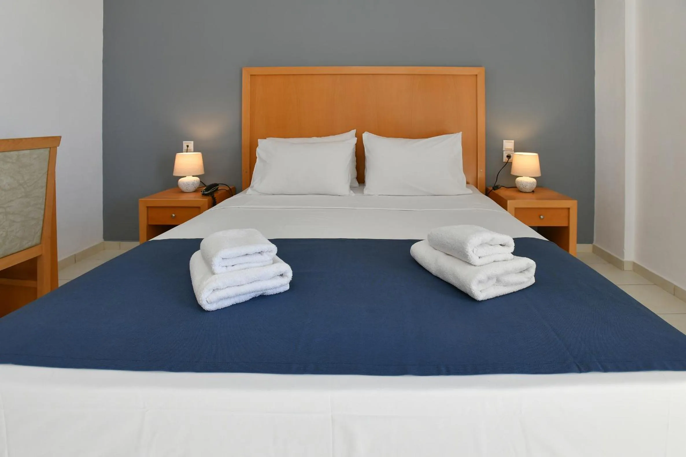 Bedroom, Bed in Triton Authentic Cretan Hotel