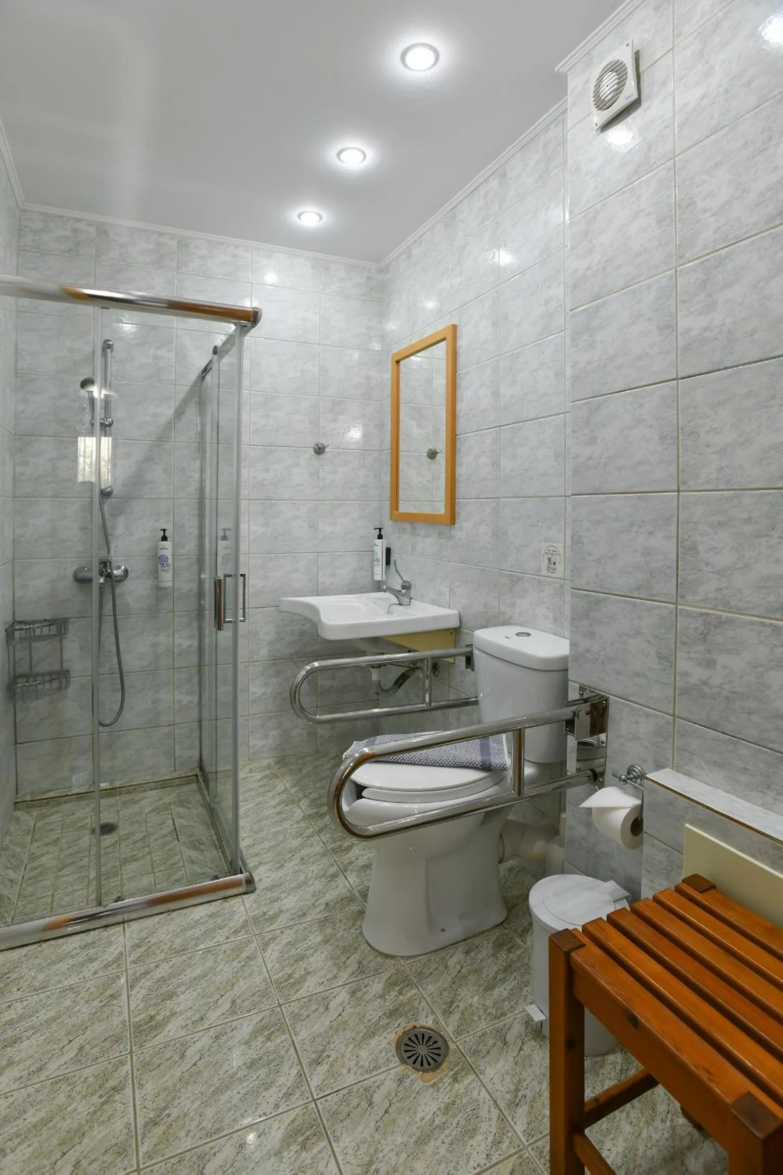 Bathroom in Triton Authentic Cretan Hotel