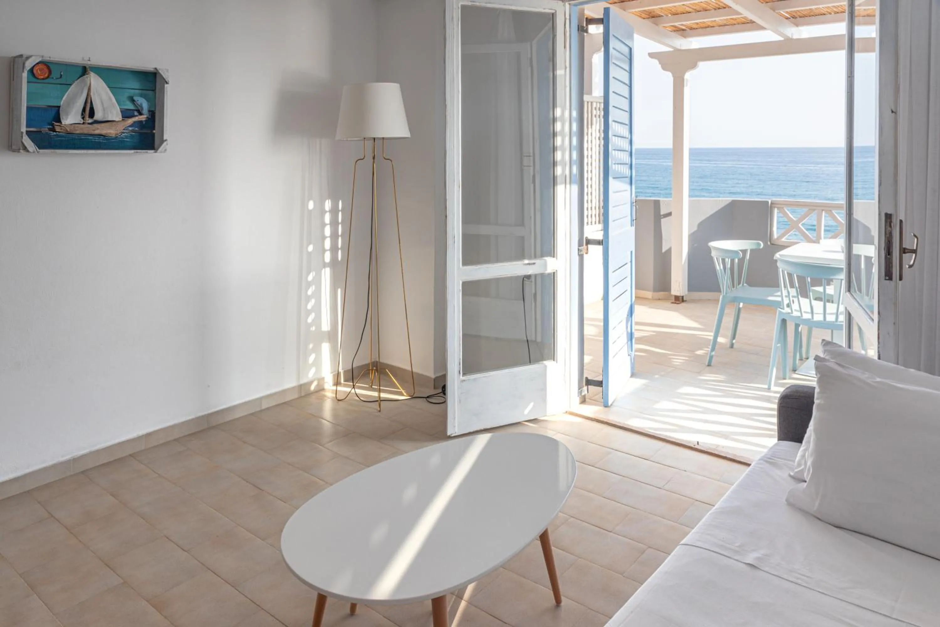 Living room in Triton Authentic Cretan Hotel