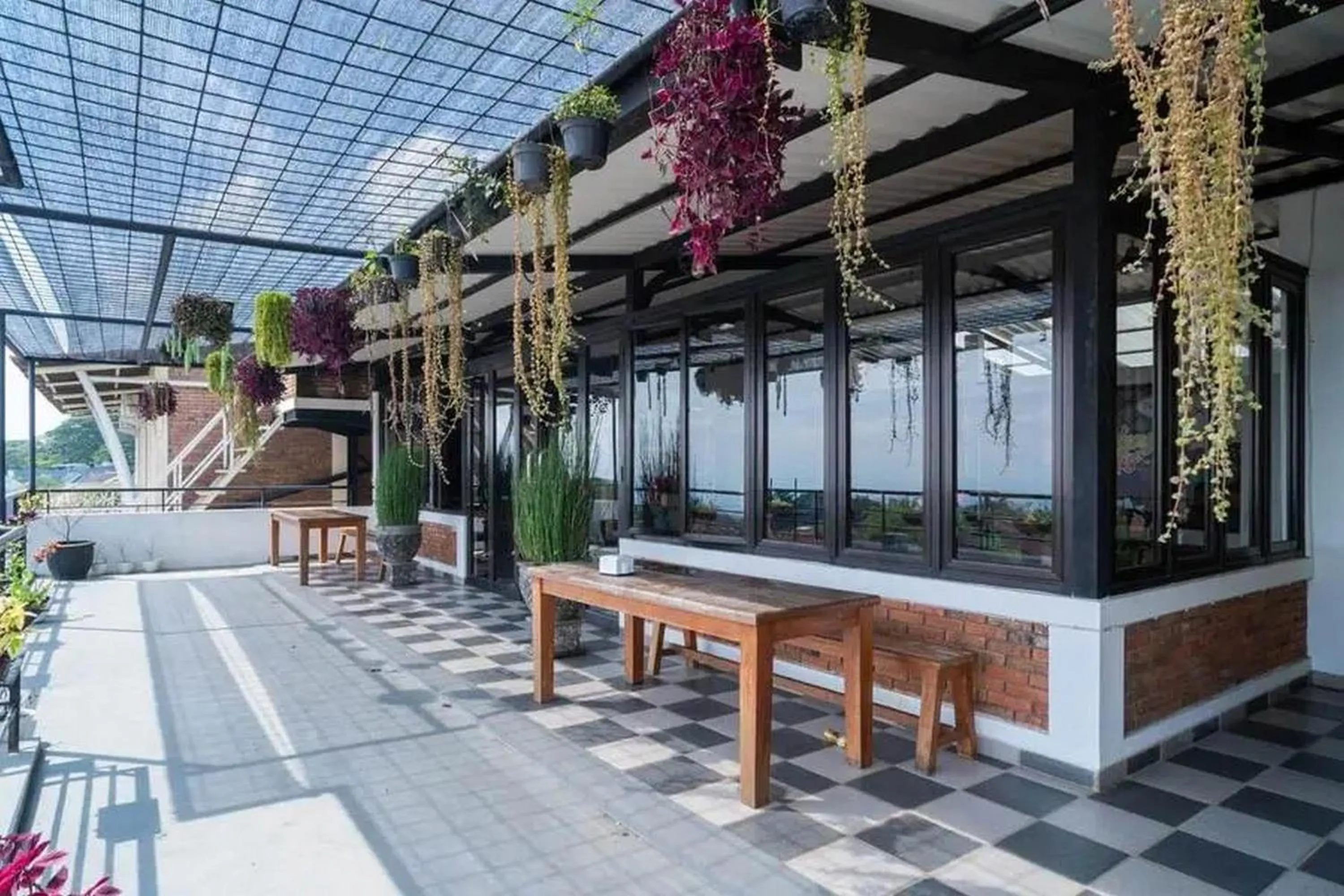 Balcony/Terrace in Urbanview Hotel Omah Anin Batu by RedDoorz