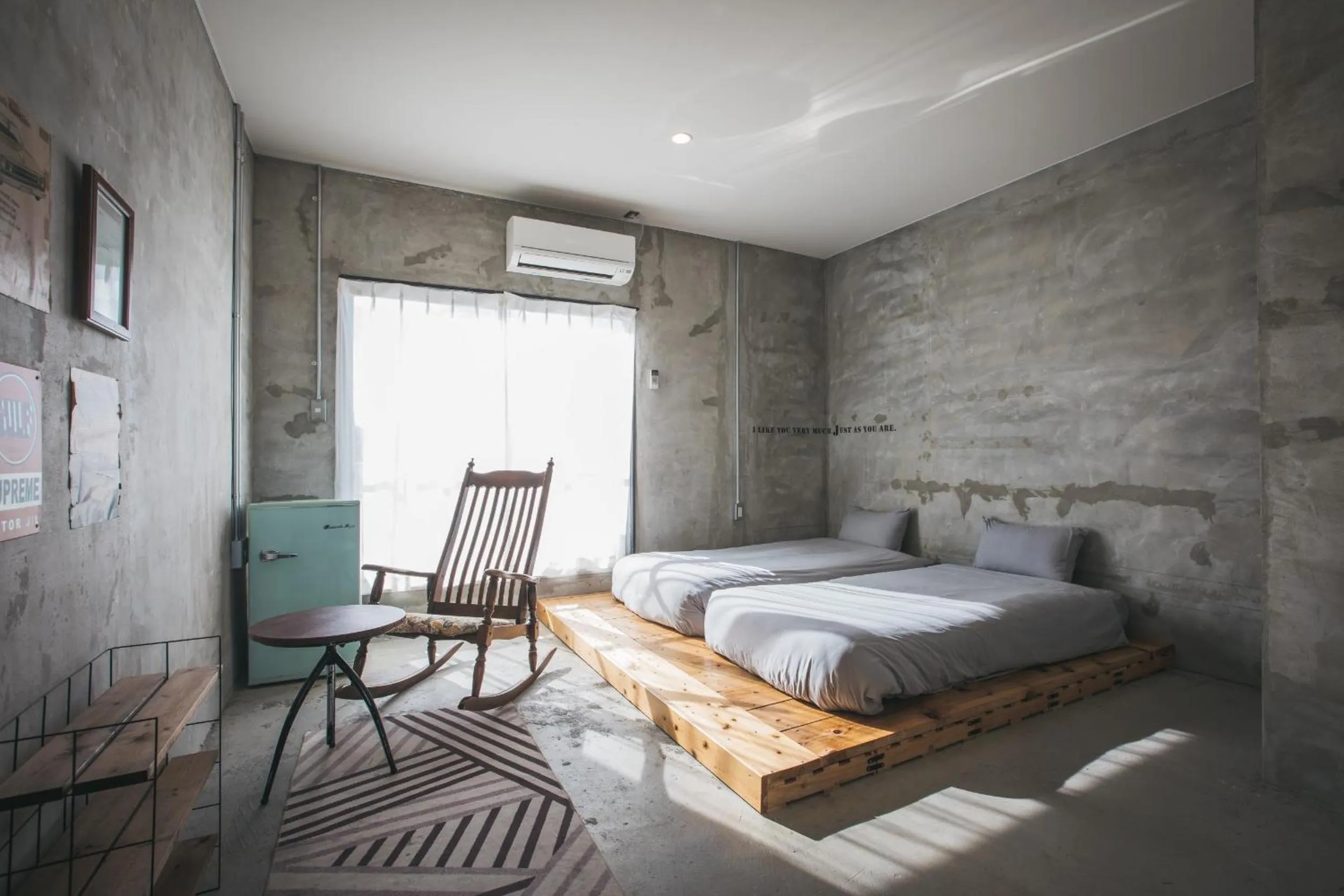 Bed in Yanbaru Hostel