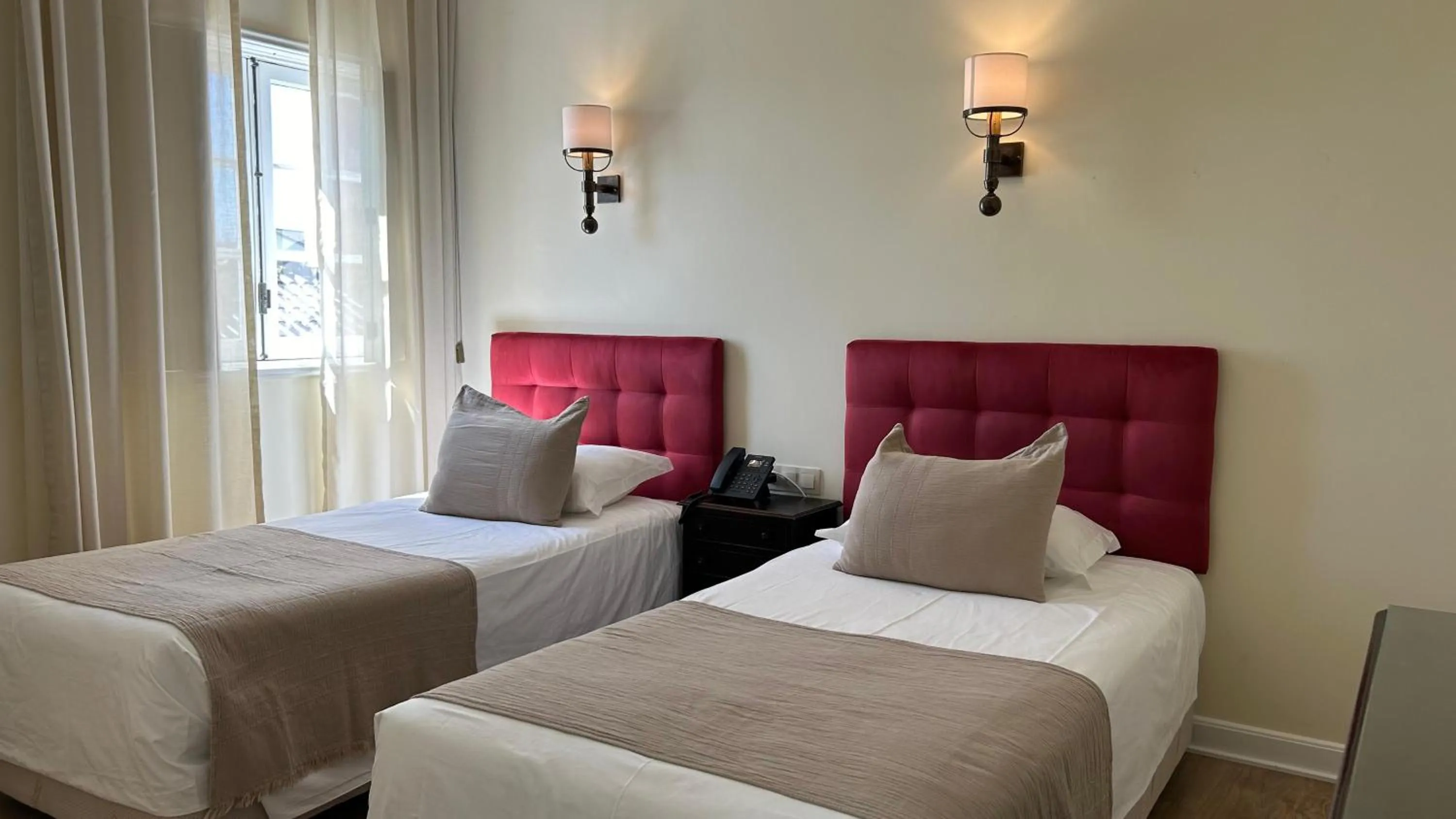 Bed in Hotel Joao Padeiro