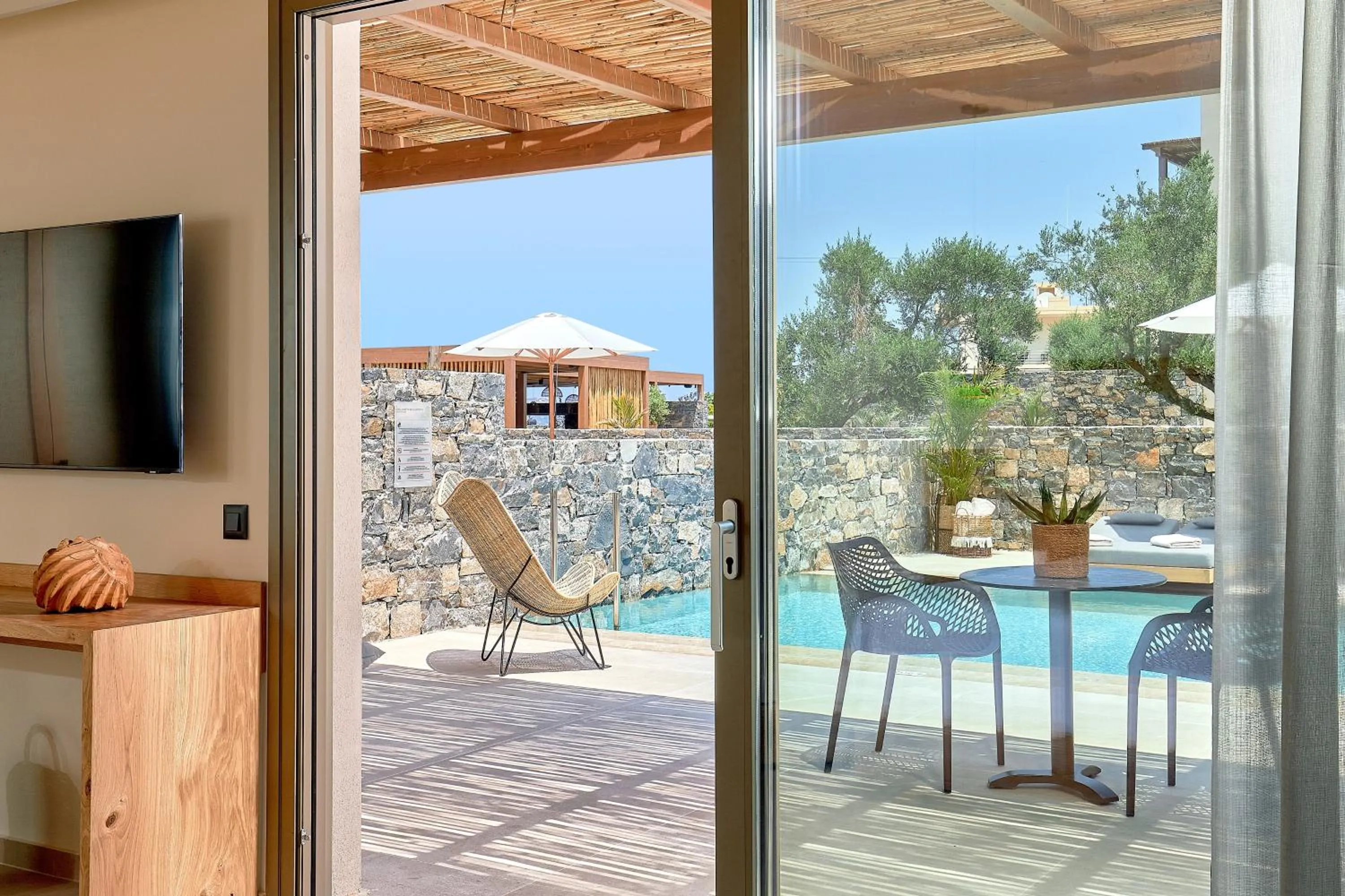 Balcony/Terrace in Sentido Amounda Bay