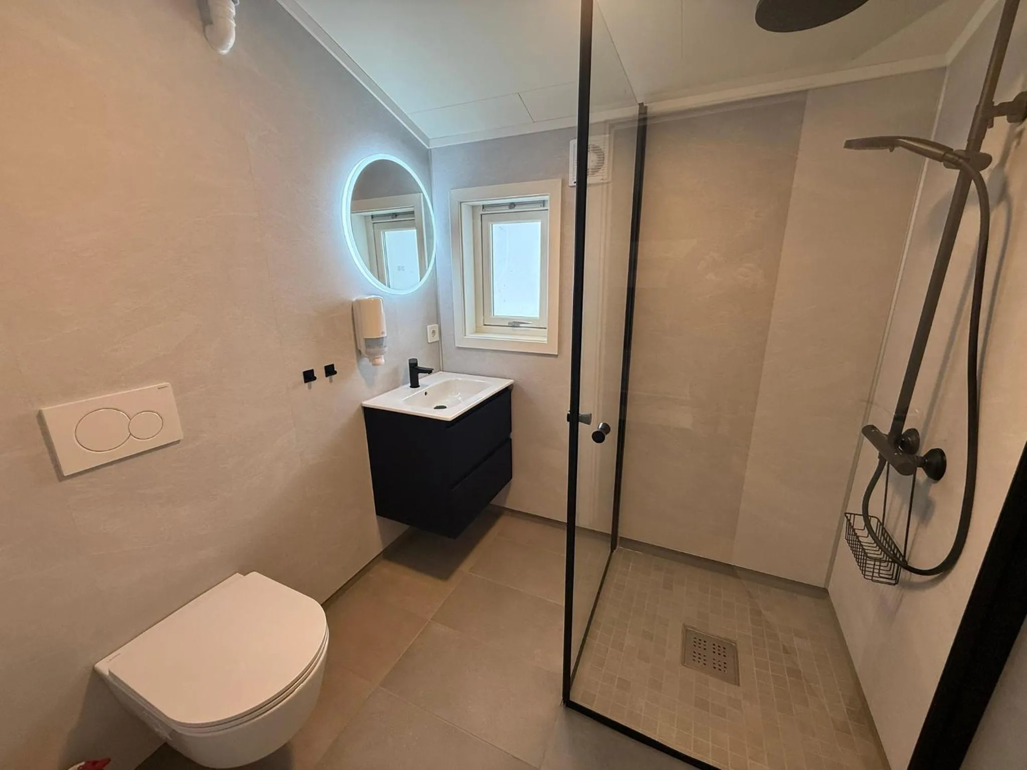 Bathroom in Sveastranda Camping