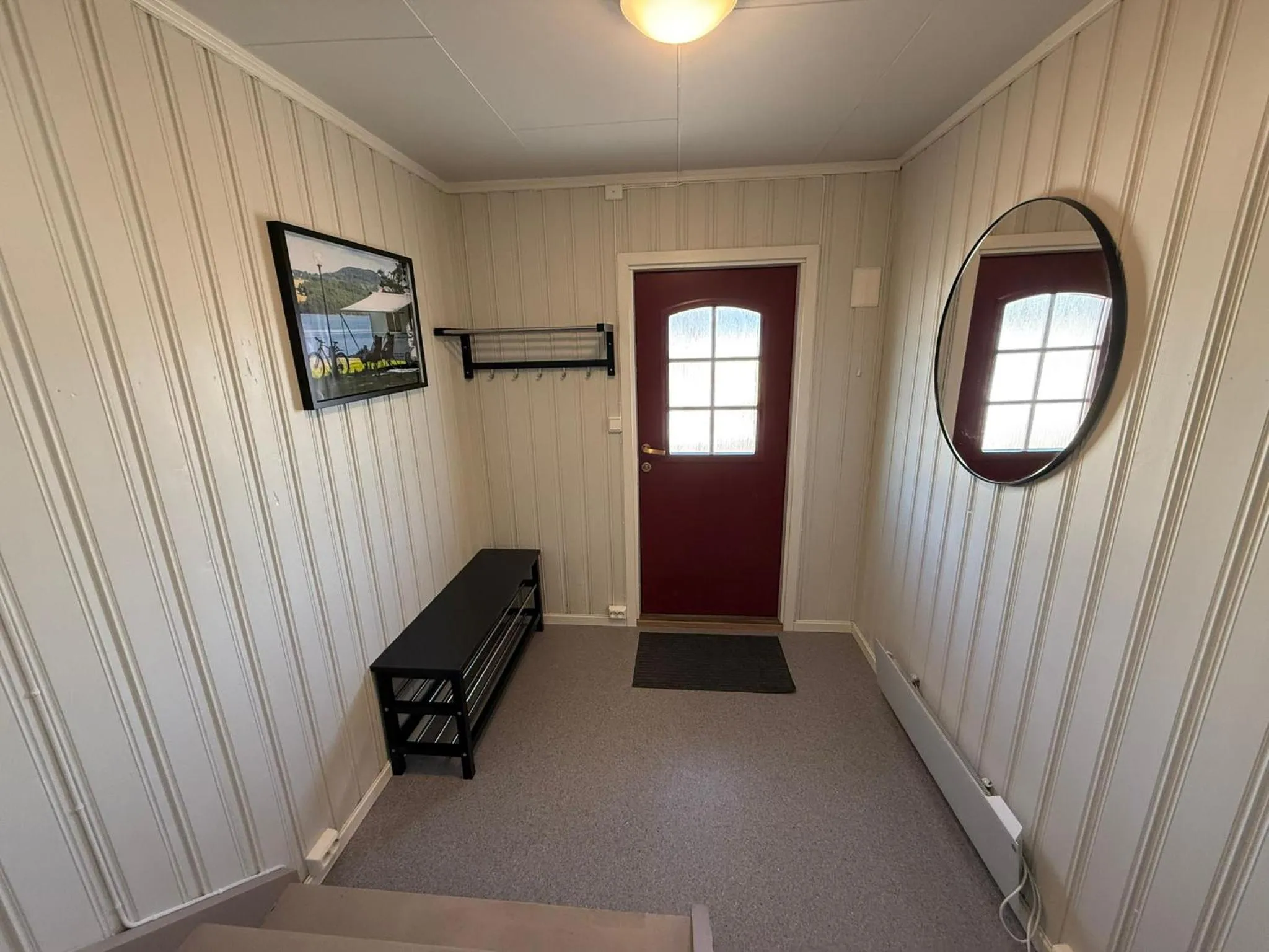 Facade/entrance in Sveastranda Camping