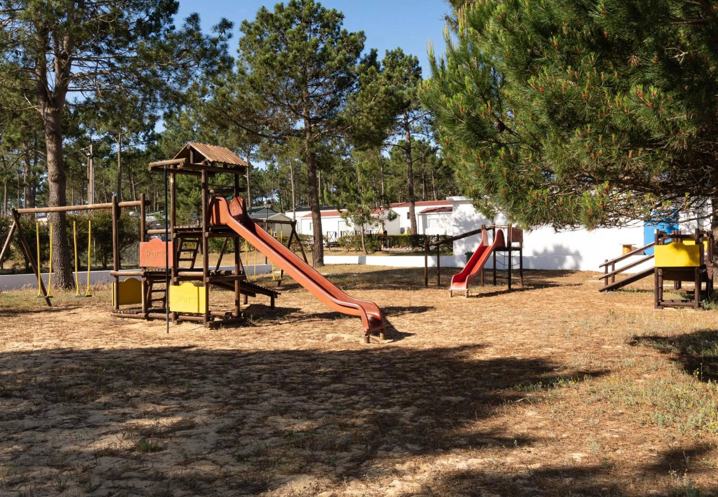Children play ground in Parque de Campismo Orbitur Sitava Milfontes